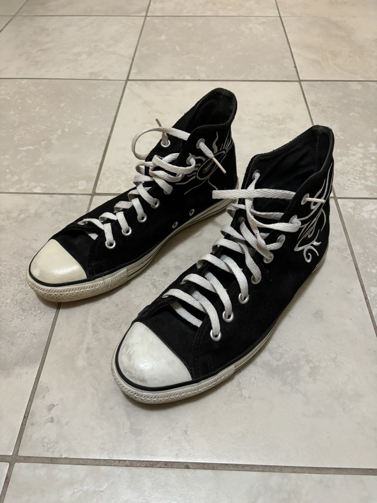 Converse Rare Vintage 90s Dennis Rodman Converse All Star Suede shoes Size US 9 / EU 42 - 4 Thumbnail