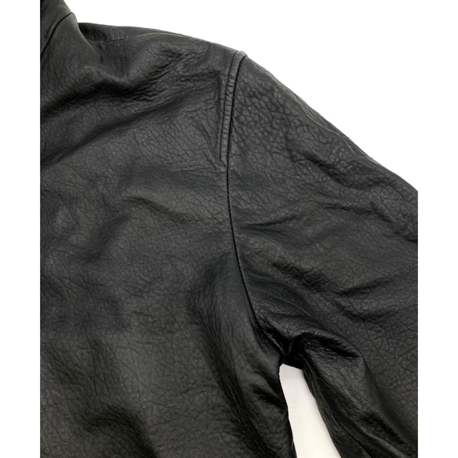 Vintage DANBERY HOMME Leather Jacket Jacket Men L Black Leather Jacket Size US L / EU 52-54 / 3 - 5 Thumbnail