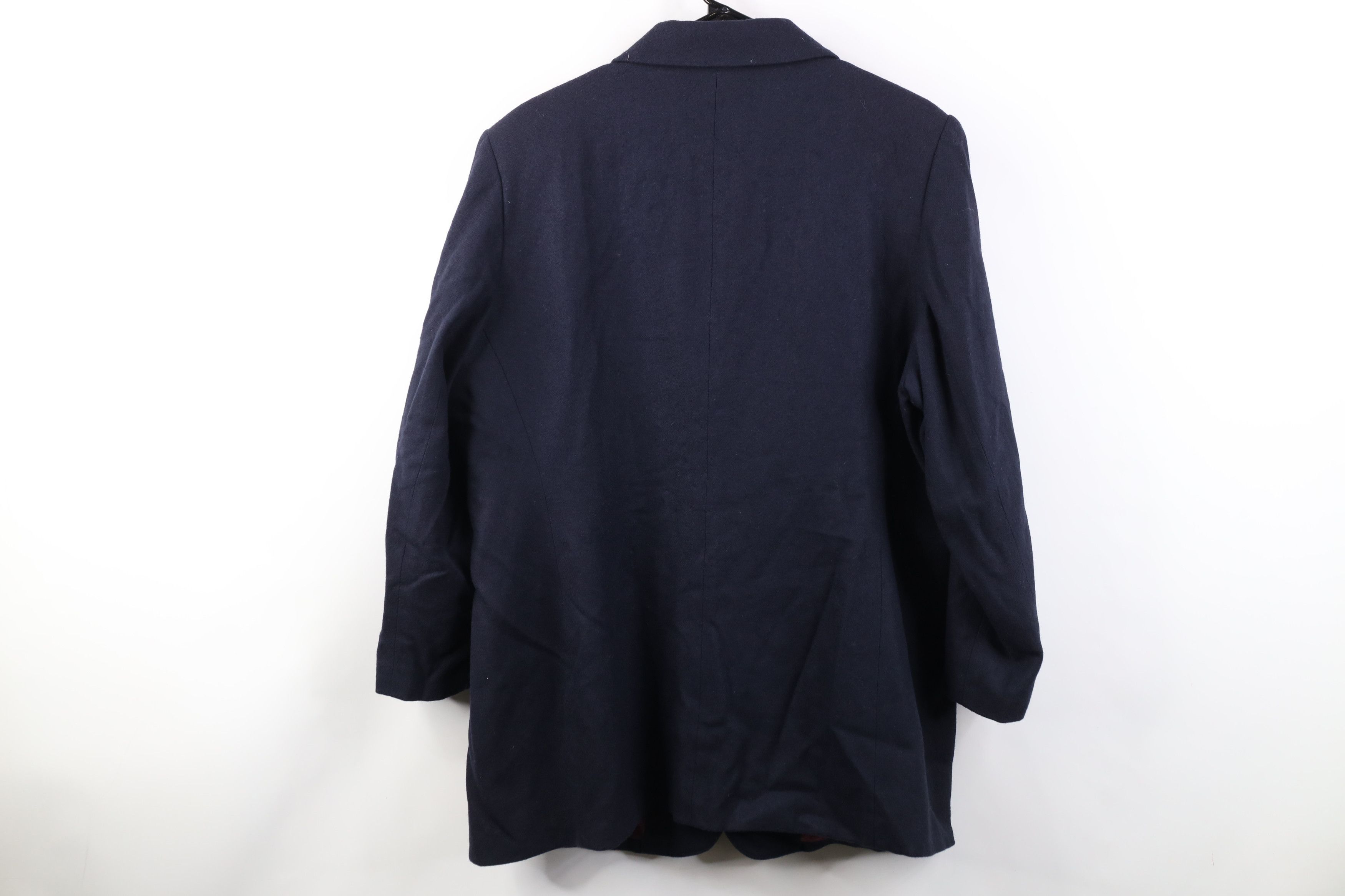 Vintage Vintage 90s Lane Bryant Button Collared Jacket Navy Blue Size XXL / US 16-18 / IT 52-54 - 12 Thumbnail