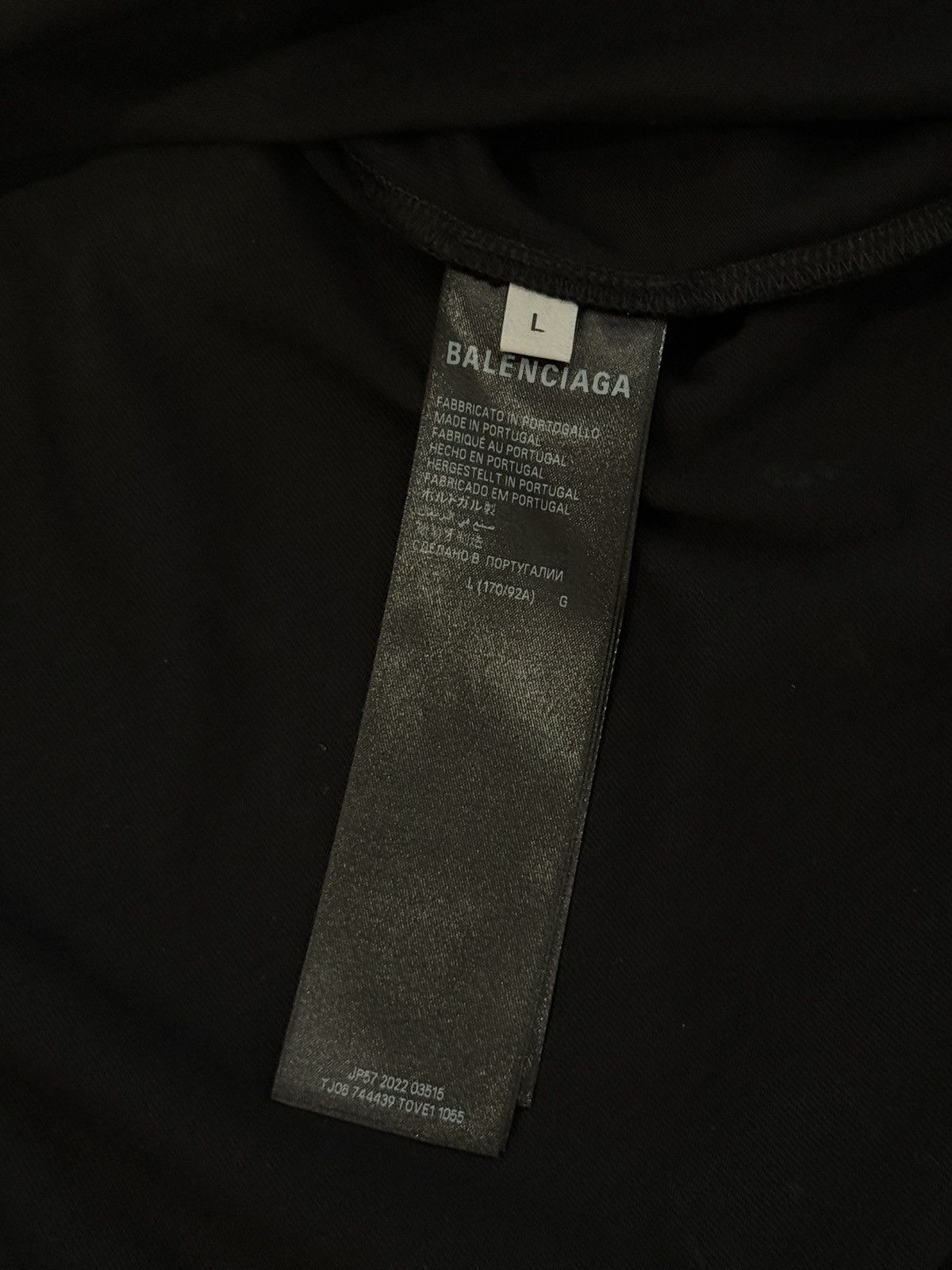 Balenciaga Heavy metal tee, “see now buy now” Size US L / EU 52-54 / 3 - 6 Thumbnail