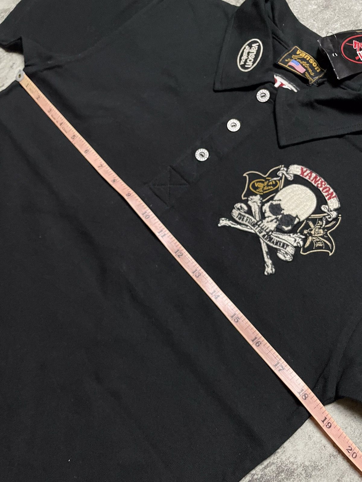 Hysteric Glamour NOS Vanson Leathers X T.F.O.A Embroidery Poloshirt Size US S / EU 44-46 / 1 - 13 Thumbnail