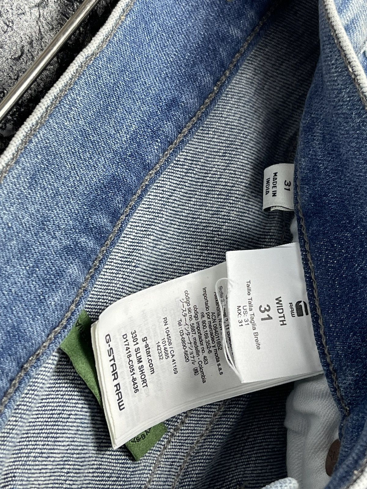 G-Star G Star RAW 3301 Slim Short Men’s Size 31 Size US 31 - 9 Thumbnail
