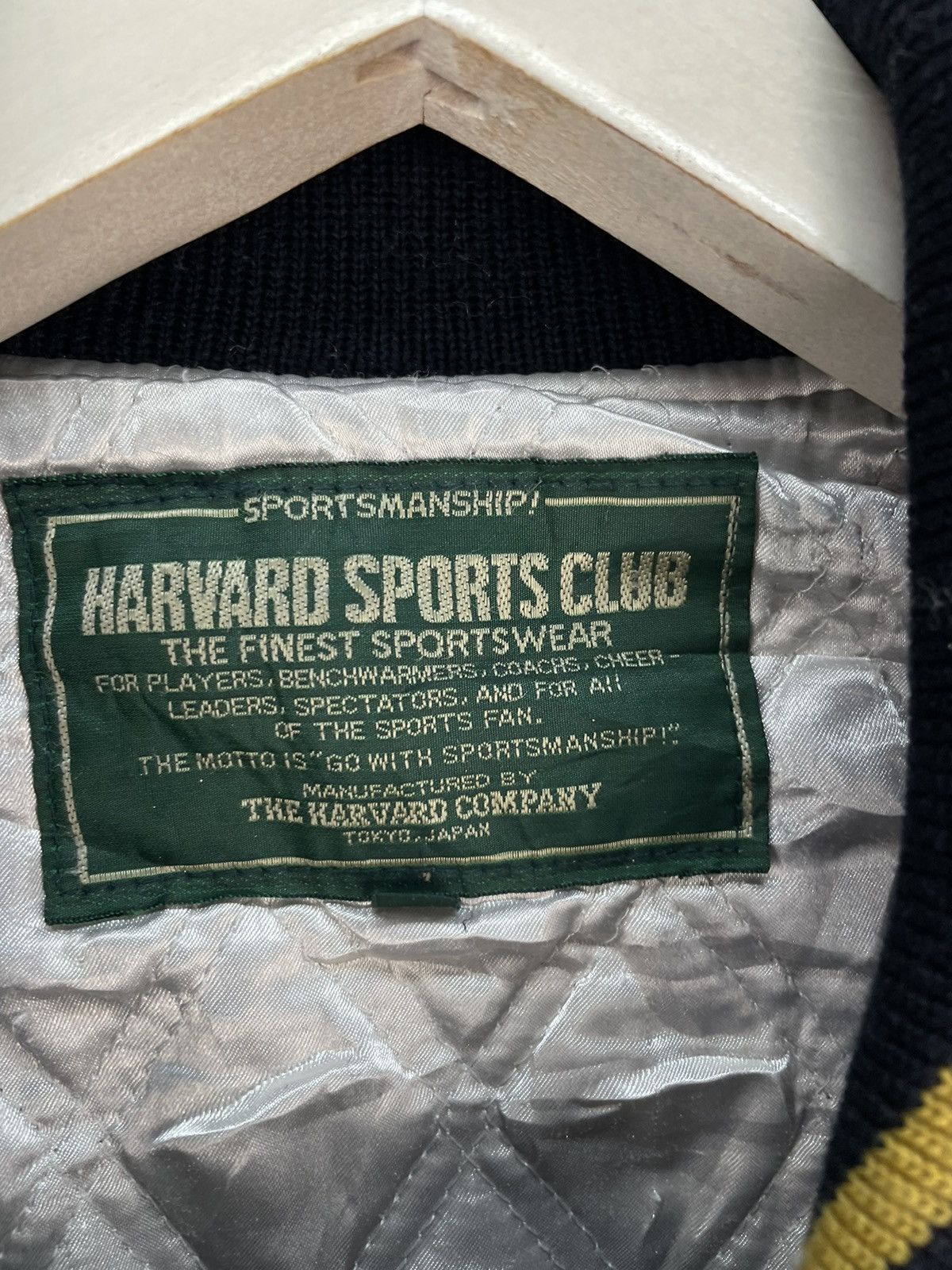 Vintage Vintage Harvard Sports Club varsity jacket Size US L / EU 52-54 / 3 - 9 Thumbnail