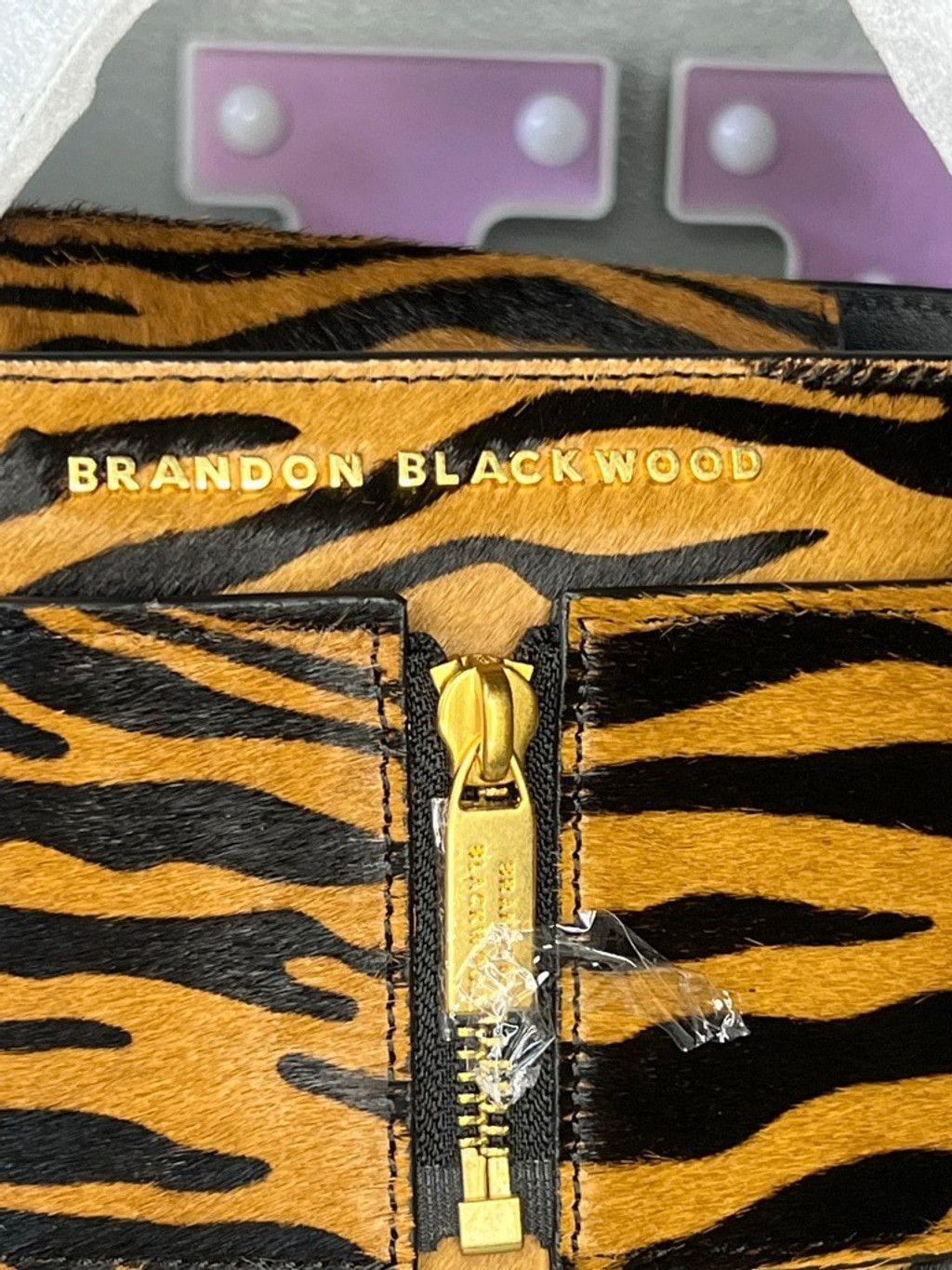 Brandon Blackwood Brandon Blackwood Soft Kuei Brown Zebra Size ONE SIZE - 3 Thumbnail