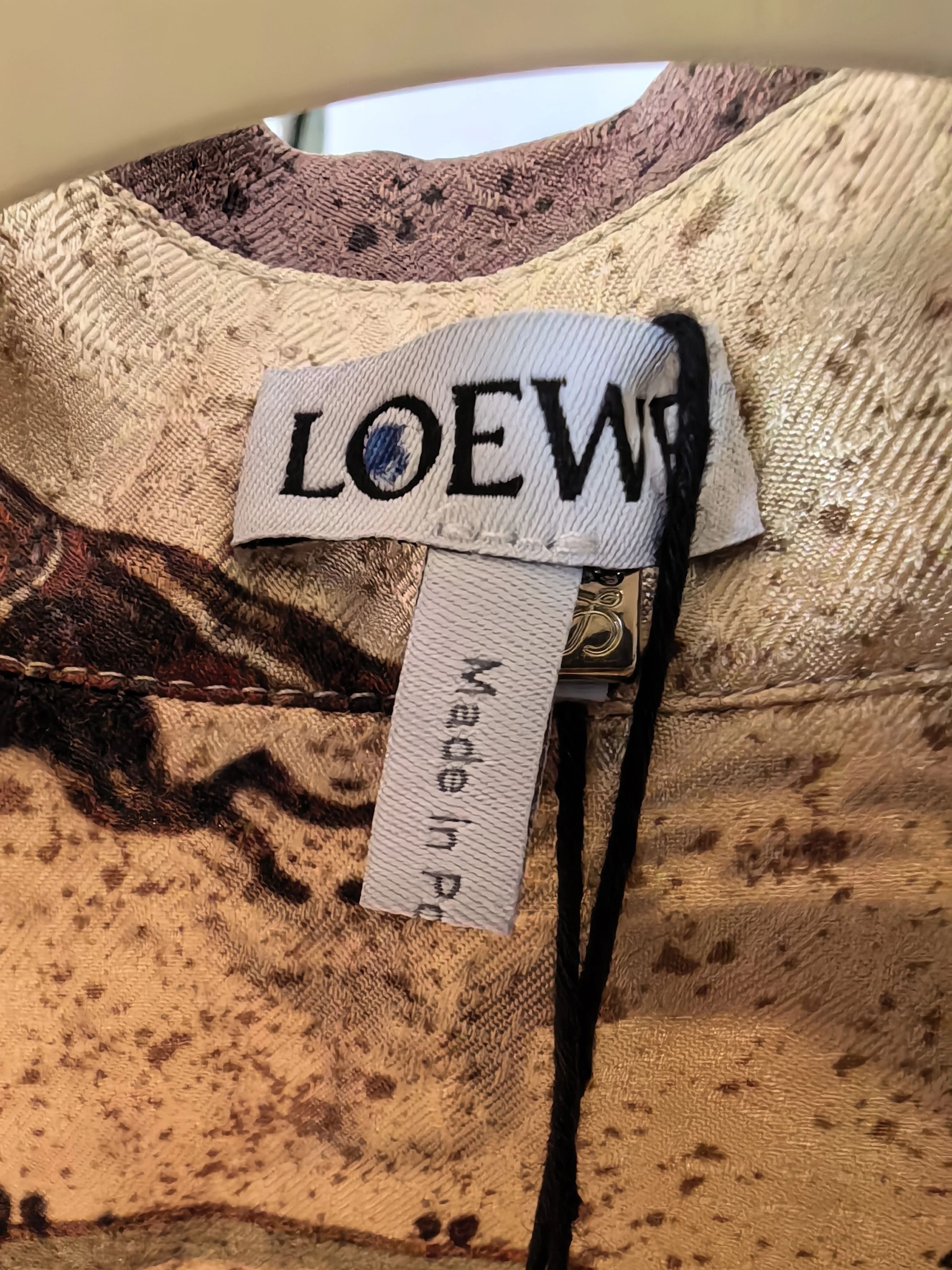 Loewe LOEWE ss23 animal print all over logo long shirt jacket Size XXS / US 00 / IT 34 - 3 Thumbnail