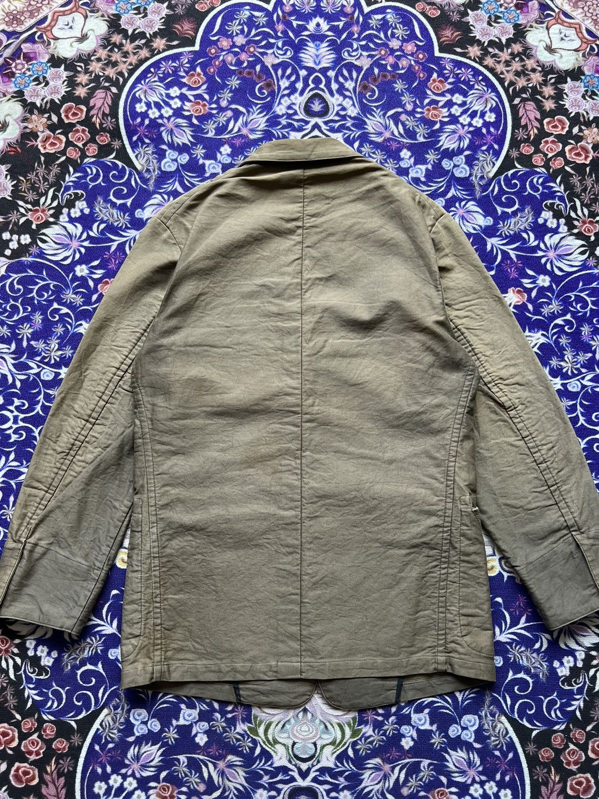Yohji Yamamoto AAR Yohji Yamamoto Green Blazer Jacket Size US M / EU 48-50 / 2 - 14 Thumbnail