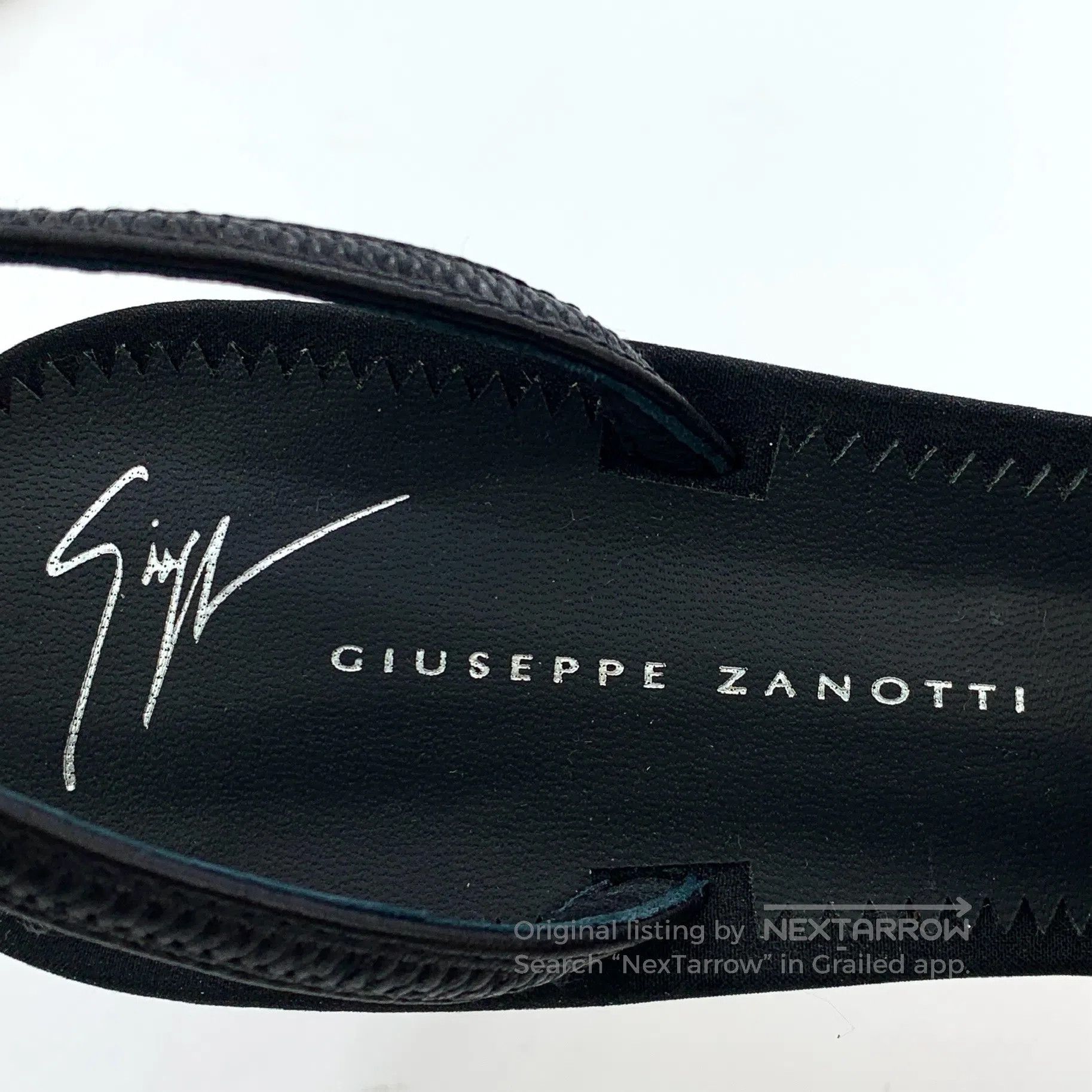 Giuseppe Zanotti Giuseppe Zanotti Black satin diamond-studded stiletto high Size US 6.5 / IT 36.5 - 7 Thumbnail