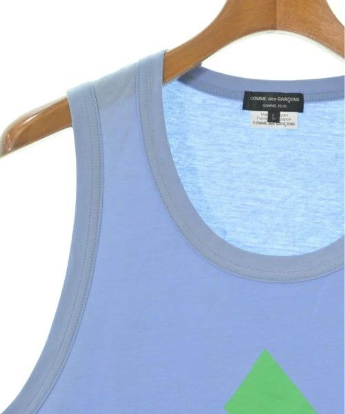 Comme des Garcons Homme Plus Tank tops Sleeveless Cotton Crewneck cut and sew Blue Size US L / EU 52-54 / 3 - 4 Thumbnail