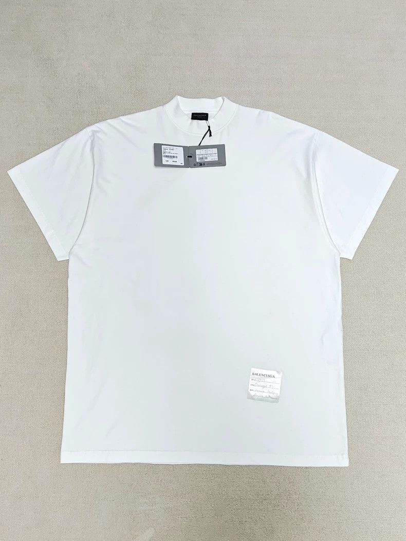 Balenciaga Balenciaga 24ss spring white post-it notes short sleeves 25 Size US M / EU 48-50 / 2 - 1 Thumbnail