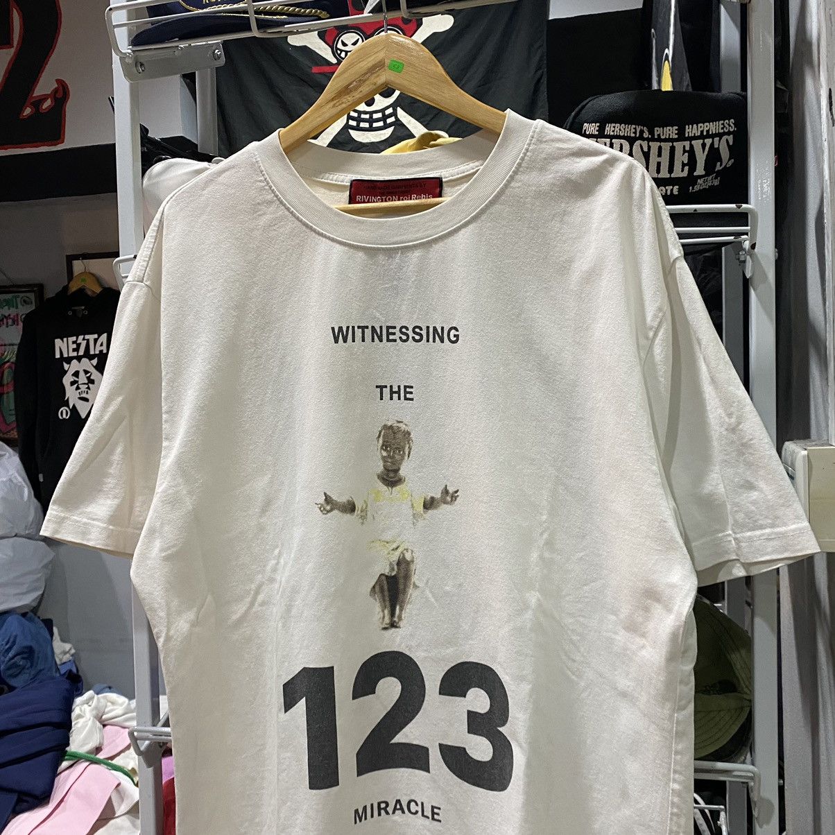 RRR-123 × Union LA RRR-123 Witnessing The Miracle White Short Sleeve Tee Size US XL / EU 56 / 4 - 3 Thumbnail