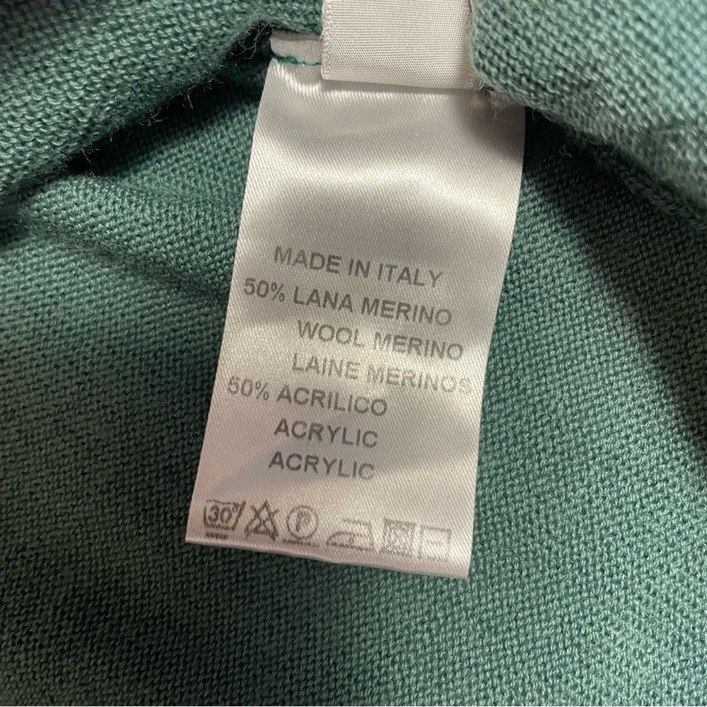 Other Ottod'Ame Wool Blend Long Sleeve Sea Green Sweater Made In Size S / US 4 / IT 40 - 7 Thumbnail