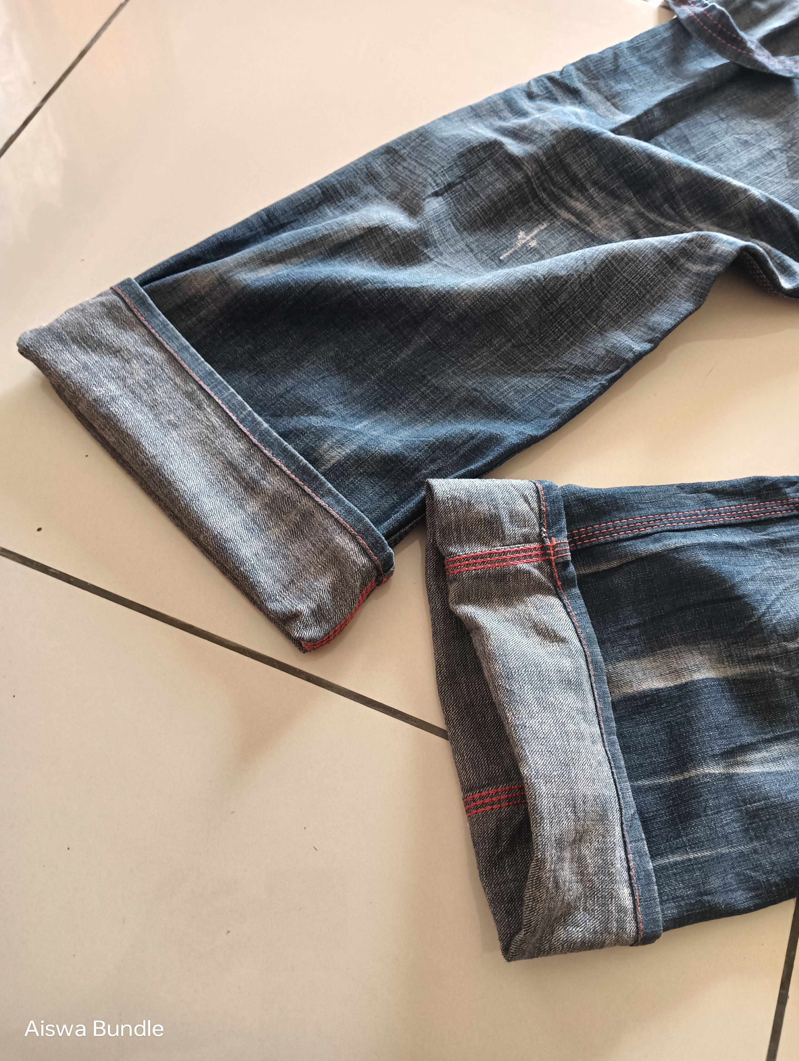 Edwin × Japanese Brand Edwin Blue Trip Distressed Denim Size US 38 / EU 54 - 16 Thumbnail