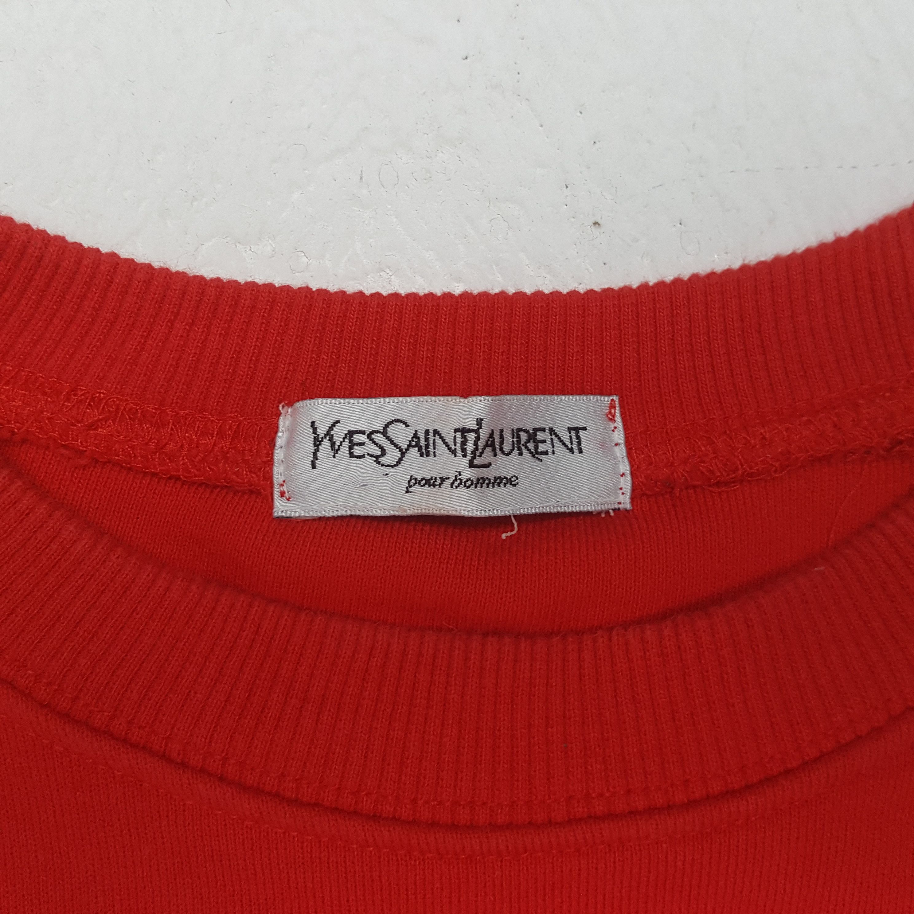 Yves Saint Laurent YVES SAINT LAURENT Fashion Spellout Sweatshirt C293N5 Size US L / EU 52-54 / 3 - 4 Thumbnail
