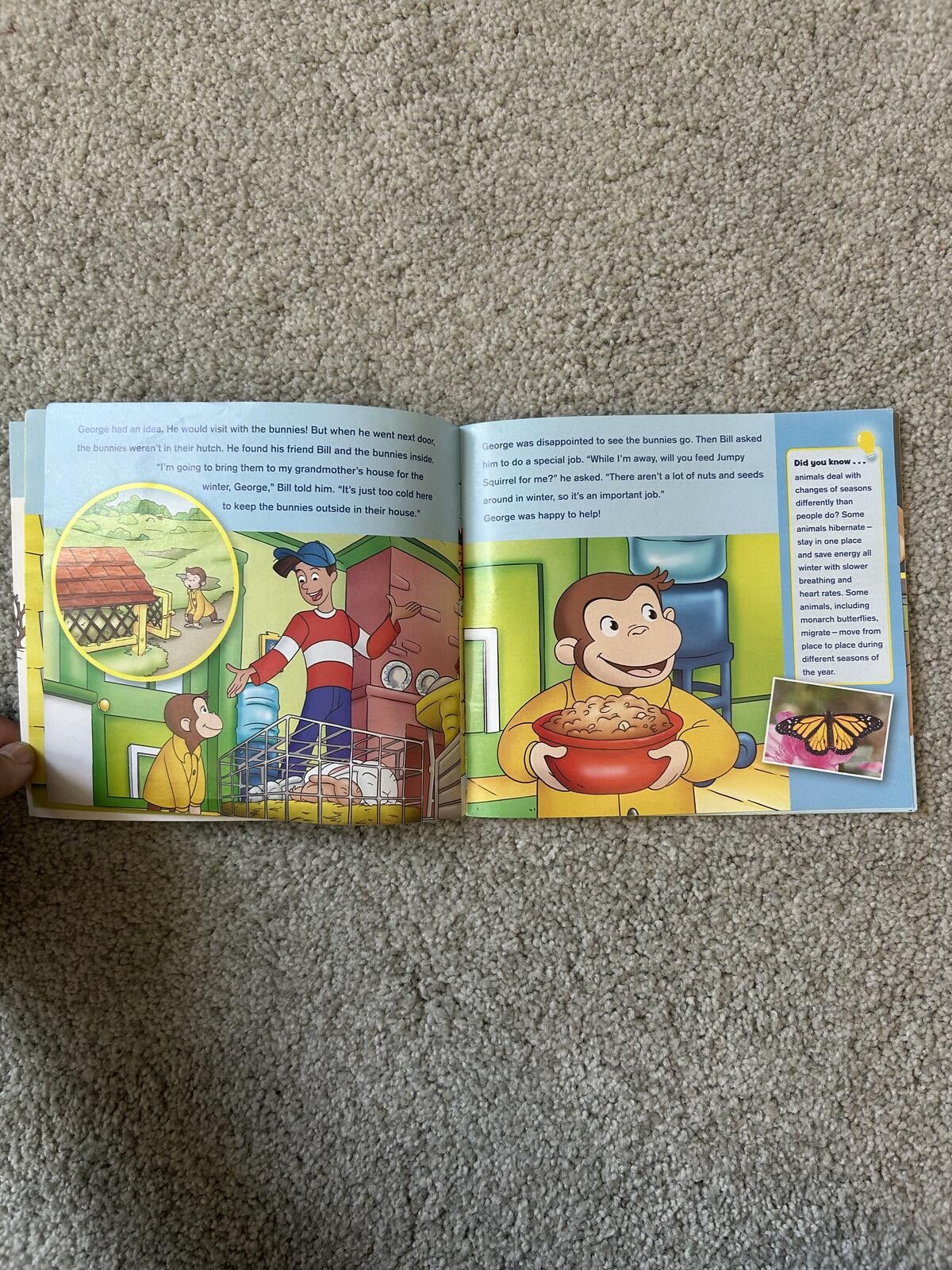 Other Curious George Discovers the Seasons Children's Book Size ONE SIZE - 6 Thumbnail