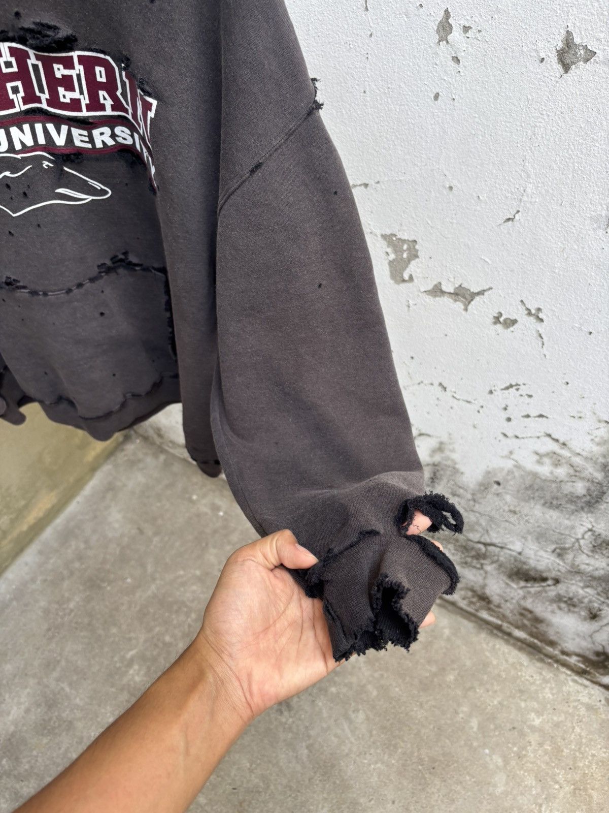 Vintage Faded Distressed Thrashed SOUTHERN Hoodie ERD Grunge Size US L / EU 52-54 / 3 - 15 Thumbnail