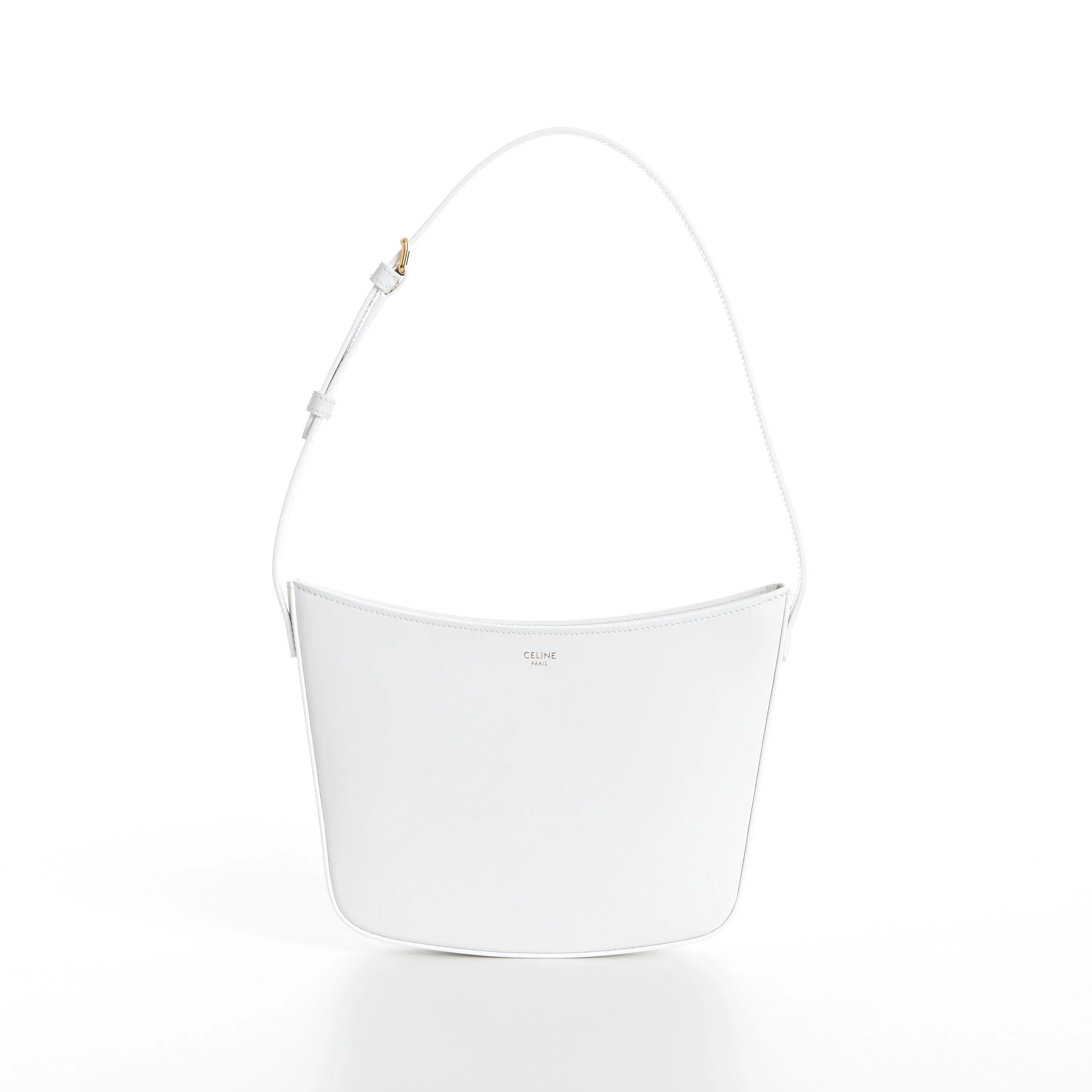 Celine o1w1db10125 112273EWT Size: OS / Croque Bag in White Size ONE SIZE - 1 Thumbnail