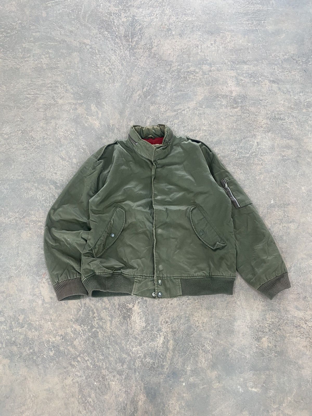 Vintage Vintage 60s Pilot Jacket Military Rare Size US L / EU 52-54 / 3 - 1 Thumbnail