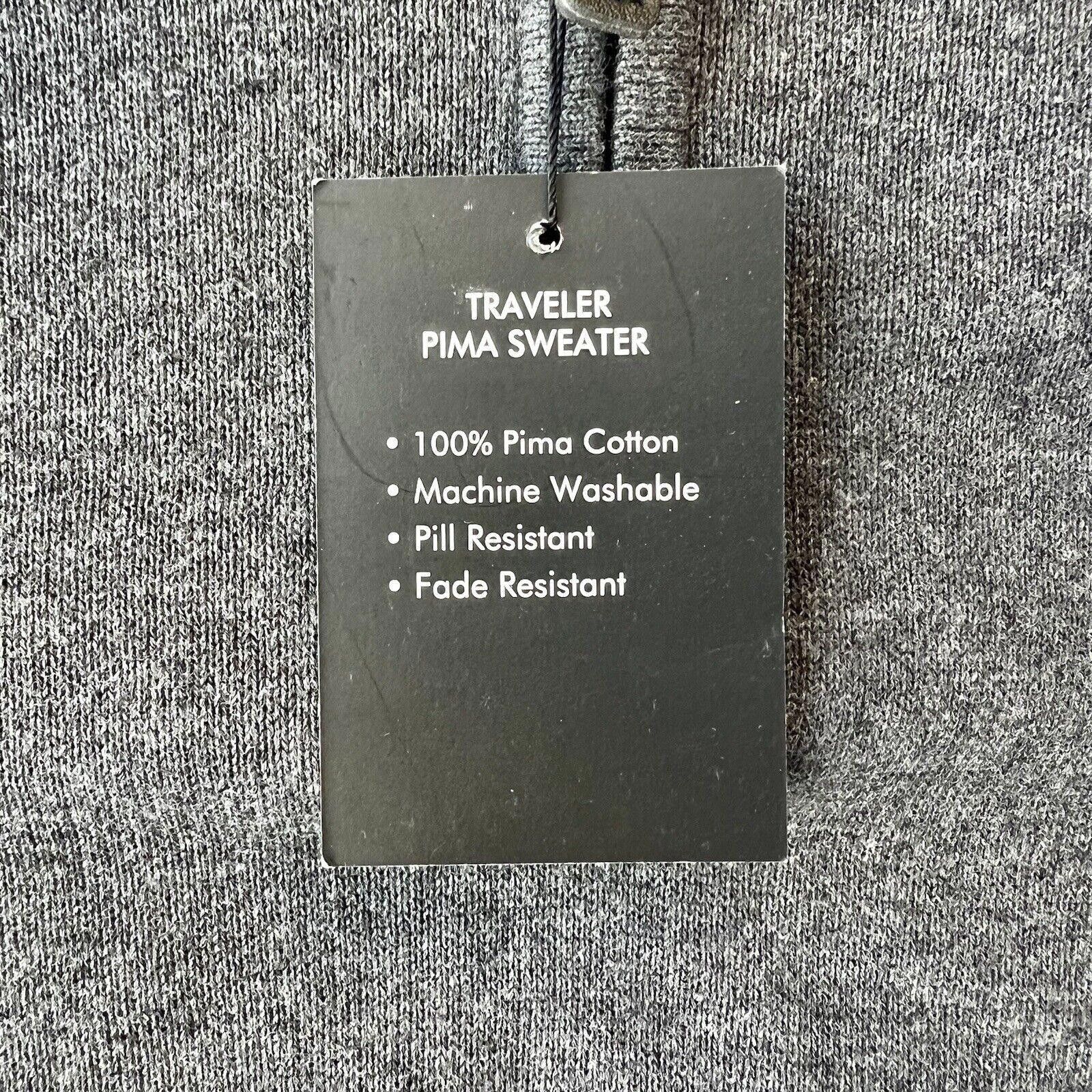 Jos. A. Bank NWT JoS A Bank Pima Cotton 1/4 Zip Sweater Mens L Mock Neck Size US M / EU 48-50 / 2 - 4 Thumbnail