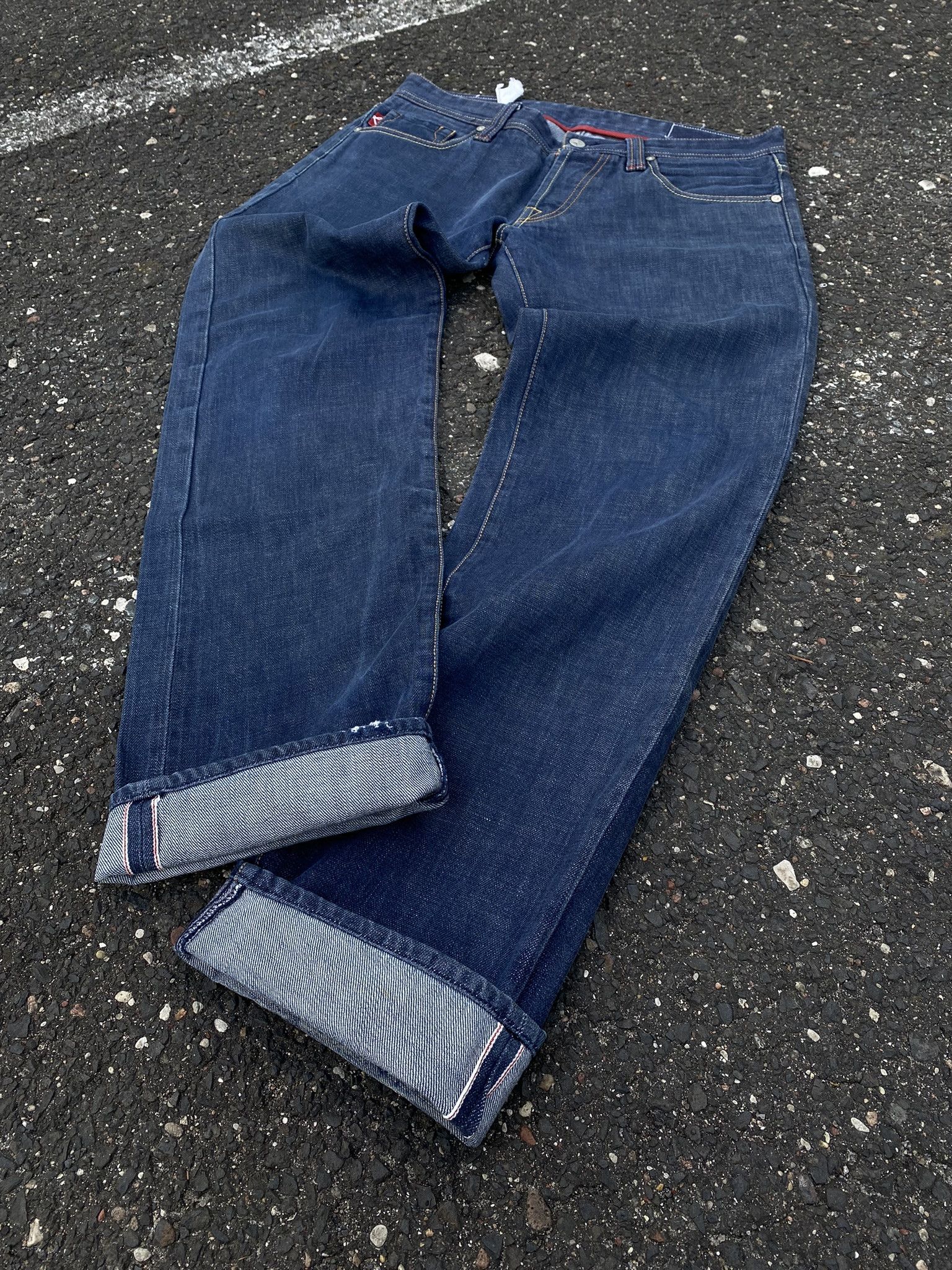 Designer SARTORIA TRAMAROSSA hand made Italy Selvedge Raw Denim Size US 32 / EU 48 - 1 Thumbnail