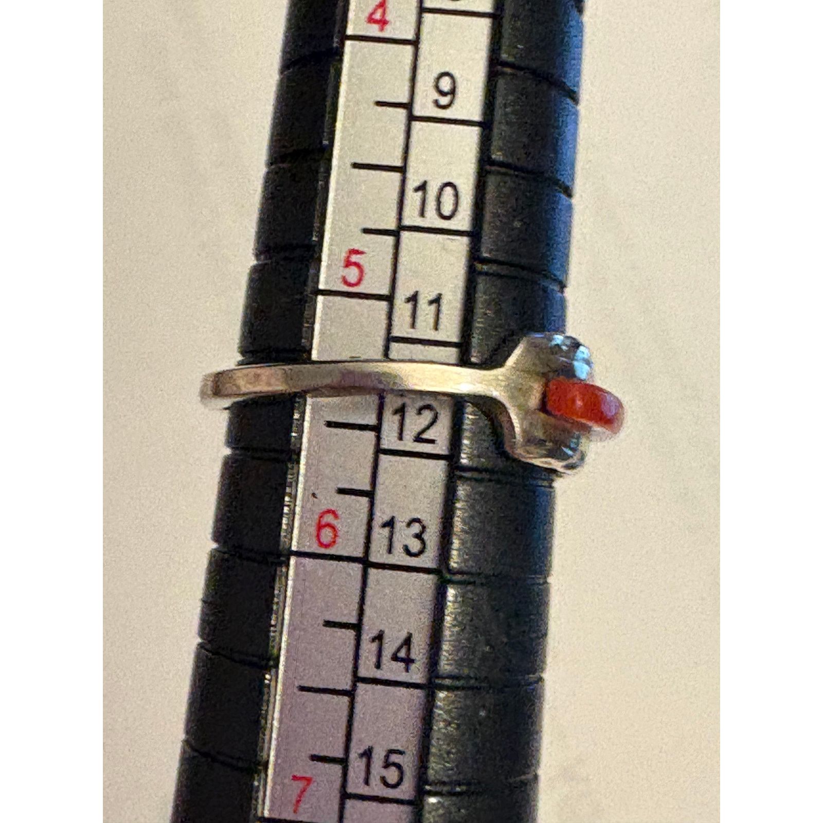 Other VTG Zuni Signed Gus & Lorie Panteah Sterling Ring Sz 5.25" Size ONE SIZE - 3 Thumbnail