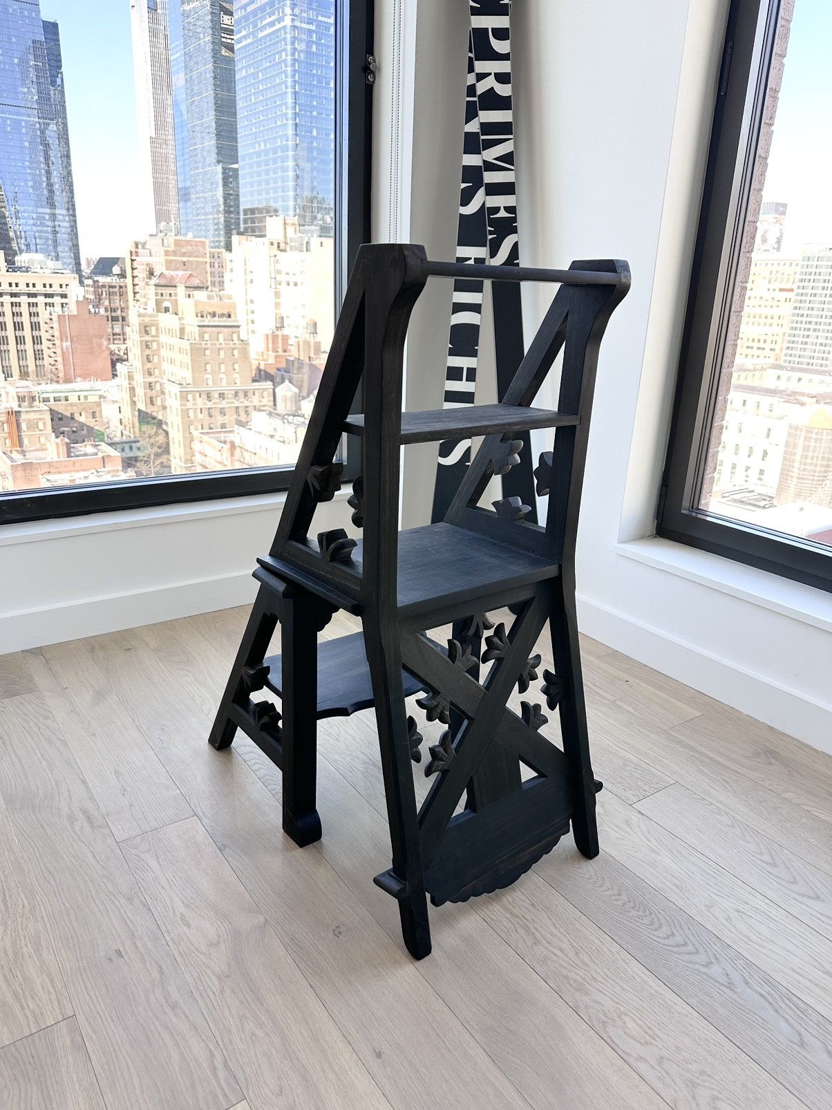 Chrome Hearts CHROME HEARTS EBONY WOOD LADDER CROSS CHAIR 4Gseller Size ONE SIZE - 7 Thumbnail