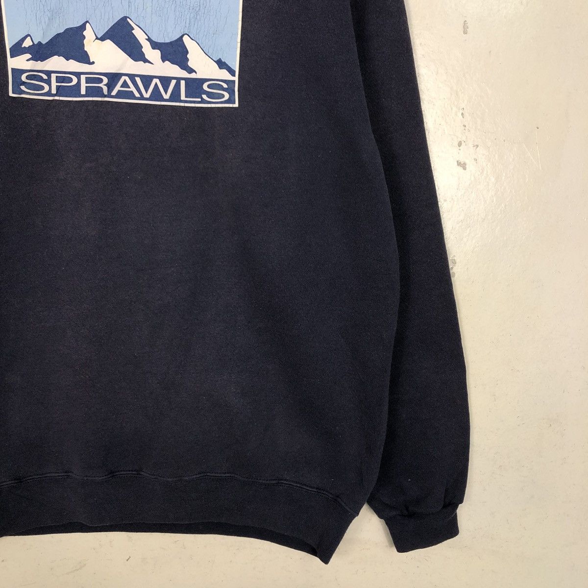 Vintage 📌Vintage Sweatshirt Crewneck Sprawls Big Logo Design Size US M / EU 48-50 / 2 - 7 Thumbnail