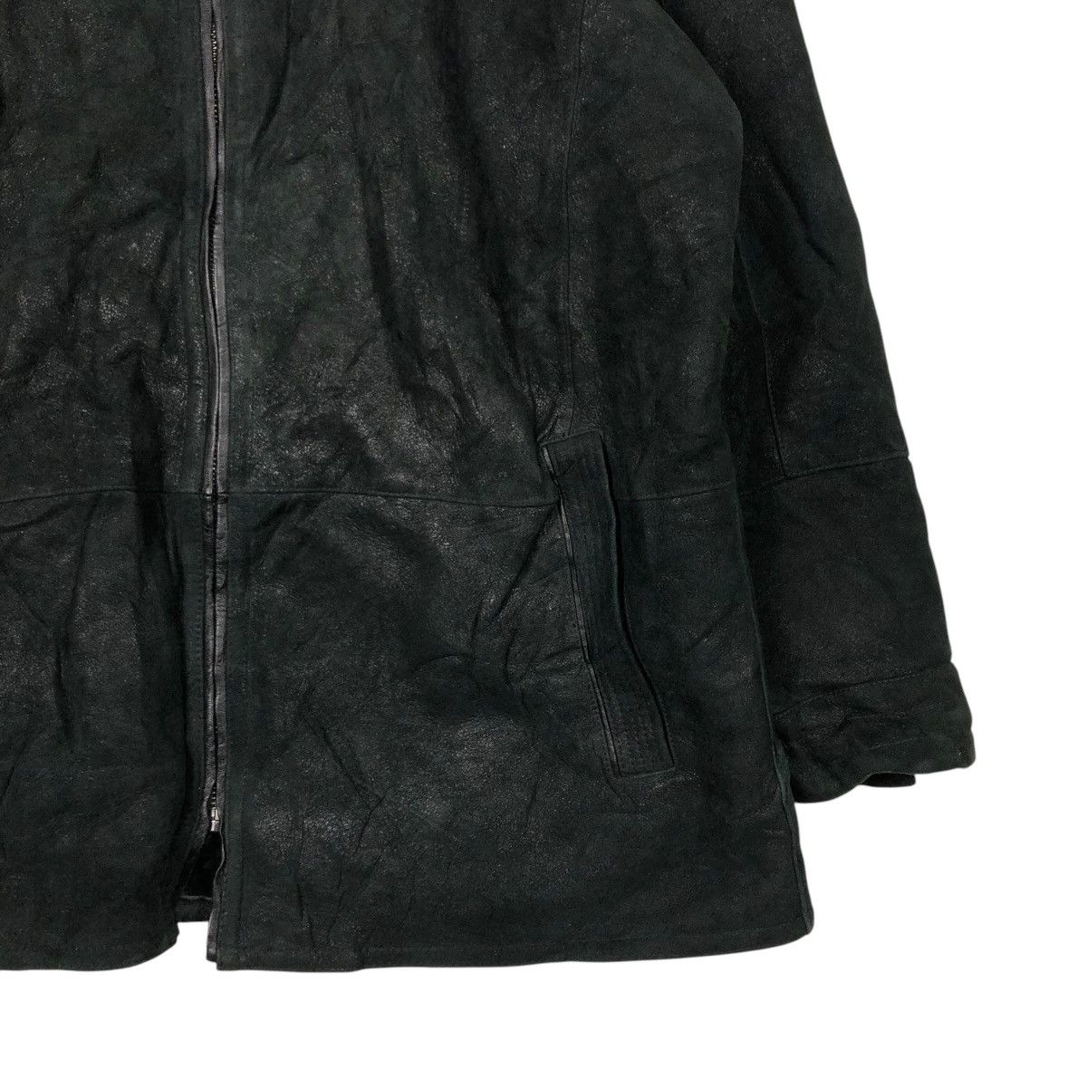 Andrew Marc 🔥VINTAGE LEATHER JACKET ANDREW MARC LAMB FUR BLANKET Size US XXL / EU 58 / 5 - 5 Thumbnail