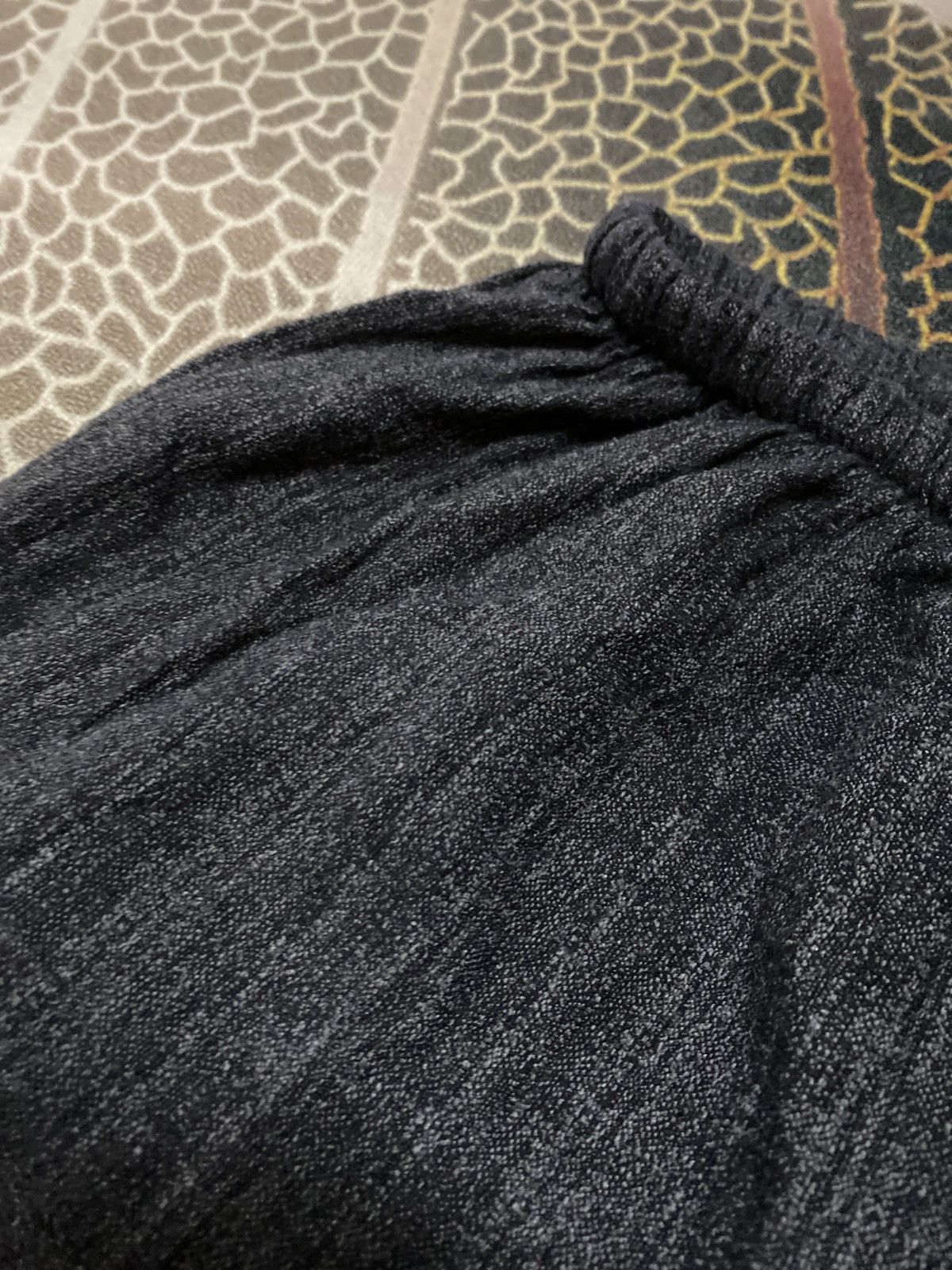 Japanese Brand Charcoal Grey Cotton Harem Pants Relaxed Drop-Crotch Elastic Size US 28 / EU 44 - 13 Thumbnail