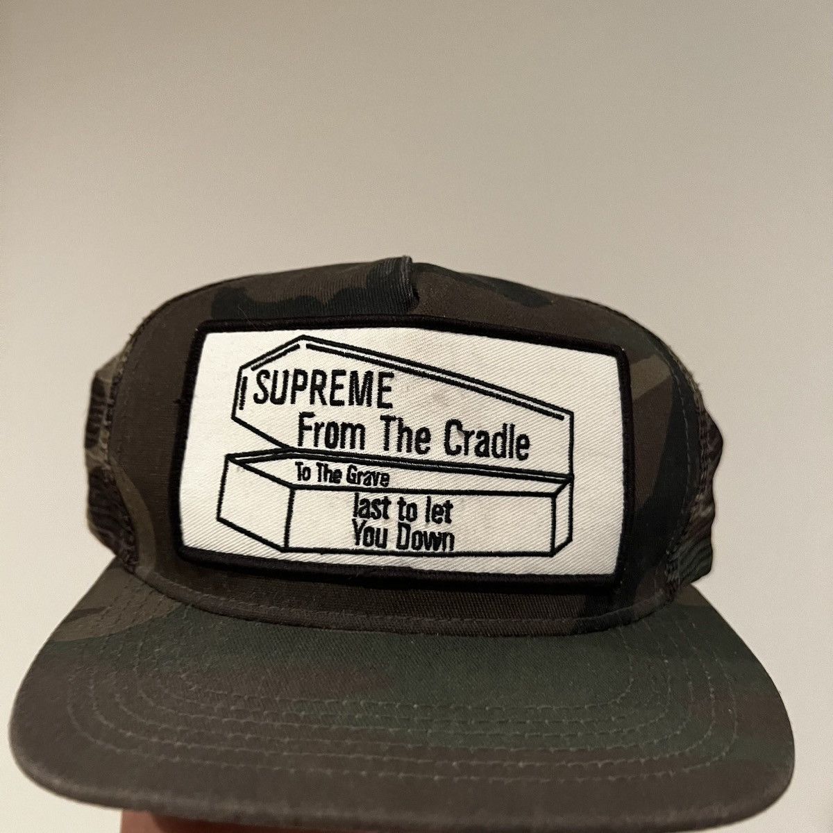 Supreme Supreme Coffin mesh snapback from the cradle to the grave Size ONE SIZE - 2 Thumbnail