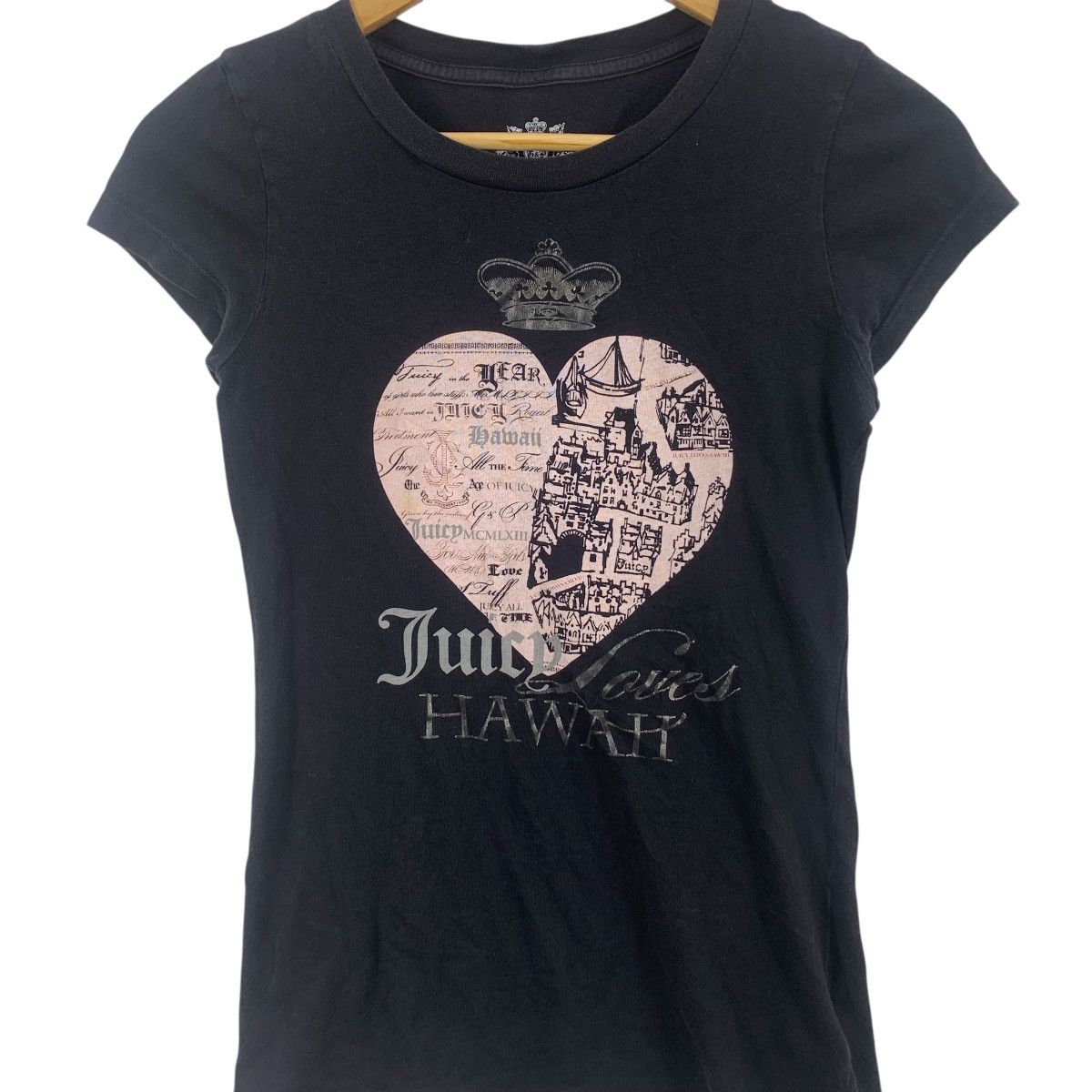 Juicy Couture JUICY COUTURE HAWAII Collection Glamorous USA Tee Shirt Size S / US 4 / IT 40 - 4 Thumbnail