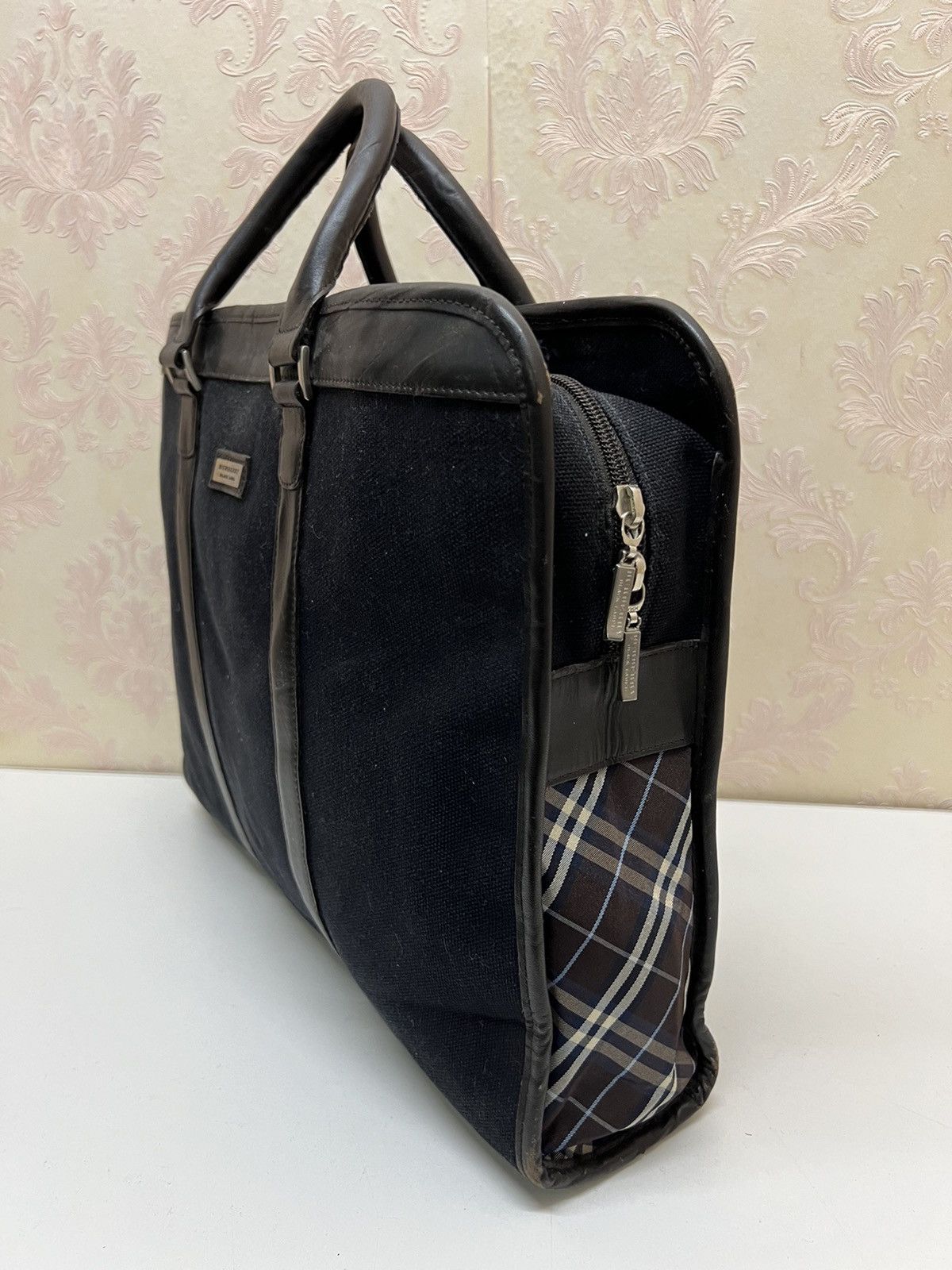 Burberry Vintage Burberry Black Label Office Handle Bag Size ONE SIZE - 5 Thumbnail