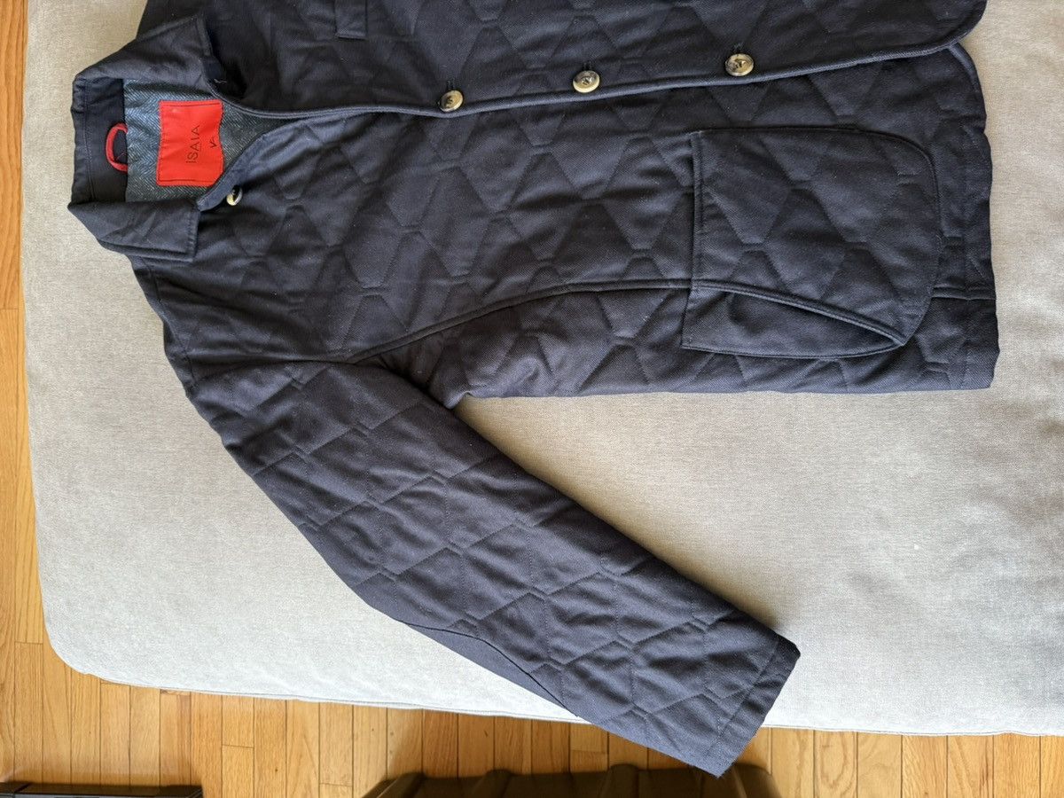 Isaia ISAIA Napoli Quilted Cashmere Shirt Jacket – 100% Cashmere Size US L / EU 52-54 / 3 - 2 Thumbnail