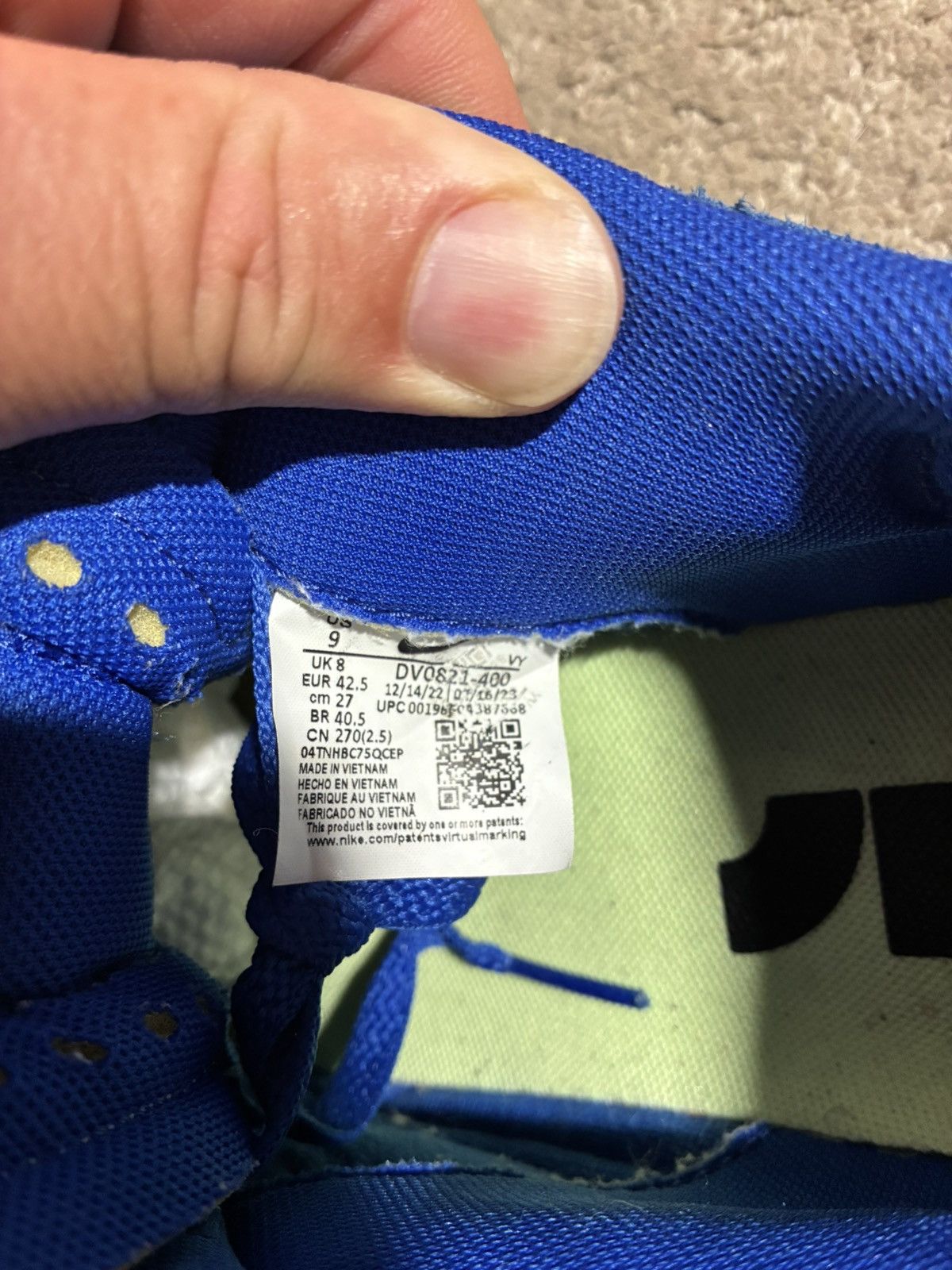 Nike Nike dunk low jumbo blue Size US 9 / EU 42 - 8 Thumbnail