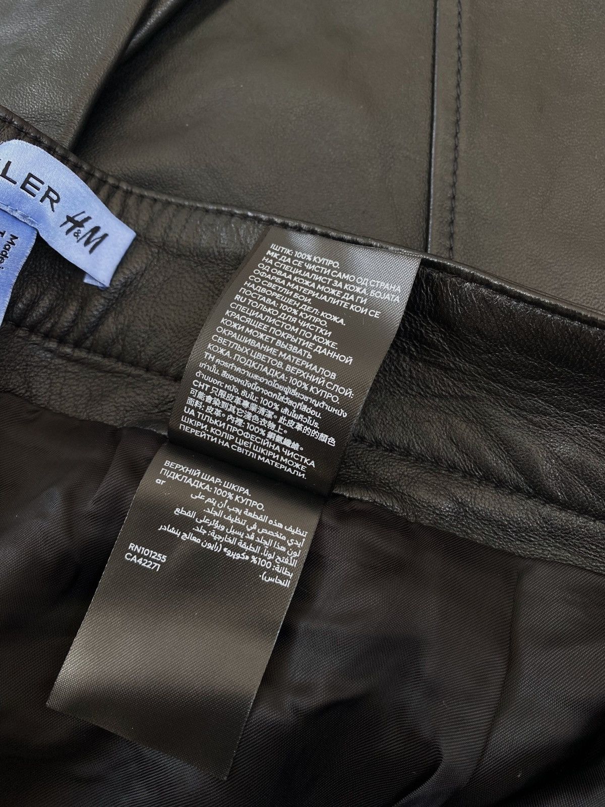 Mugler Mugler x H&M Leather Pants Size US 34 / EU 50 - 19 Thumbnail