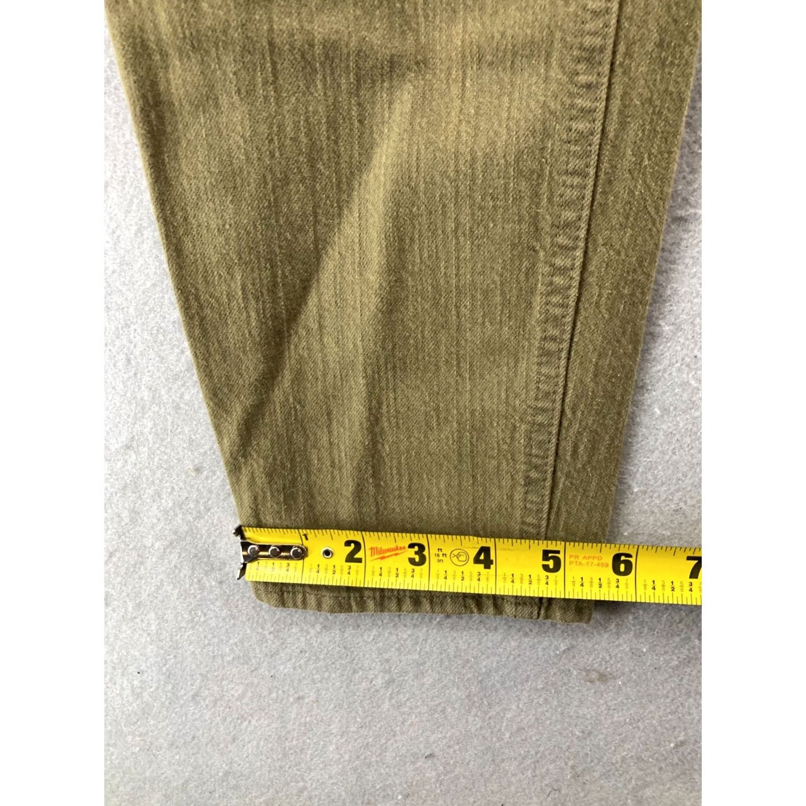 Madewell Madewell Pants Womens 28 Skinny Ankle Green Slim Army Feet Pocket Stretch Cotton Blend Real Color Green Womens 28 Pants Size 28" / US 6 / IT 42 - 6 Thumbnail