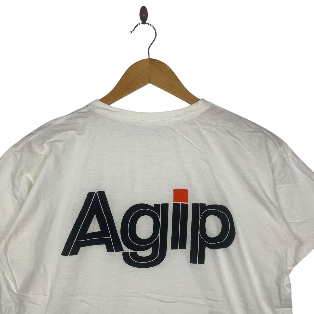 Vintage Vintage 90’ AGIP AUTOMOTIVE GASOLINE Racing Team Tee Shirt Size US L / EU 52-54 / 3 - 6 Thumbnail