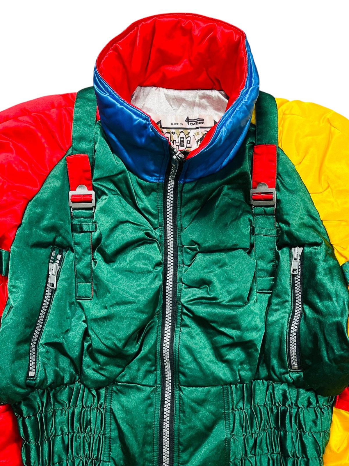 20471120 1980s Gagando - Multicolor Parachute Bondage Jacket Size US M / EU 48-50 / 2 - 5 Thumbnail