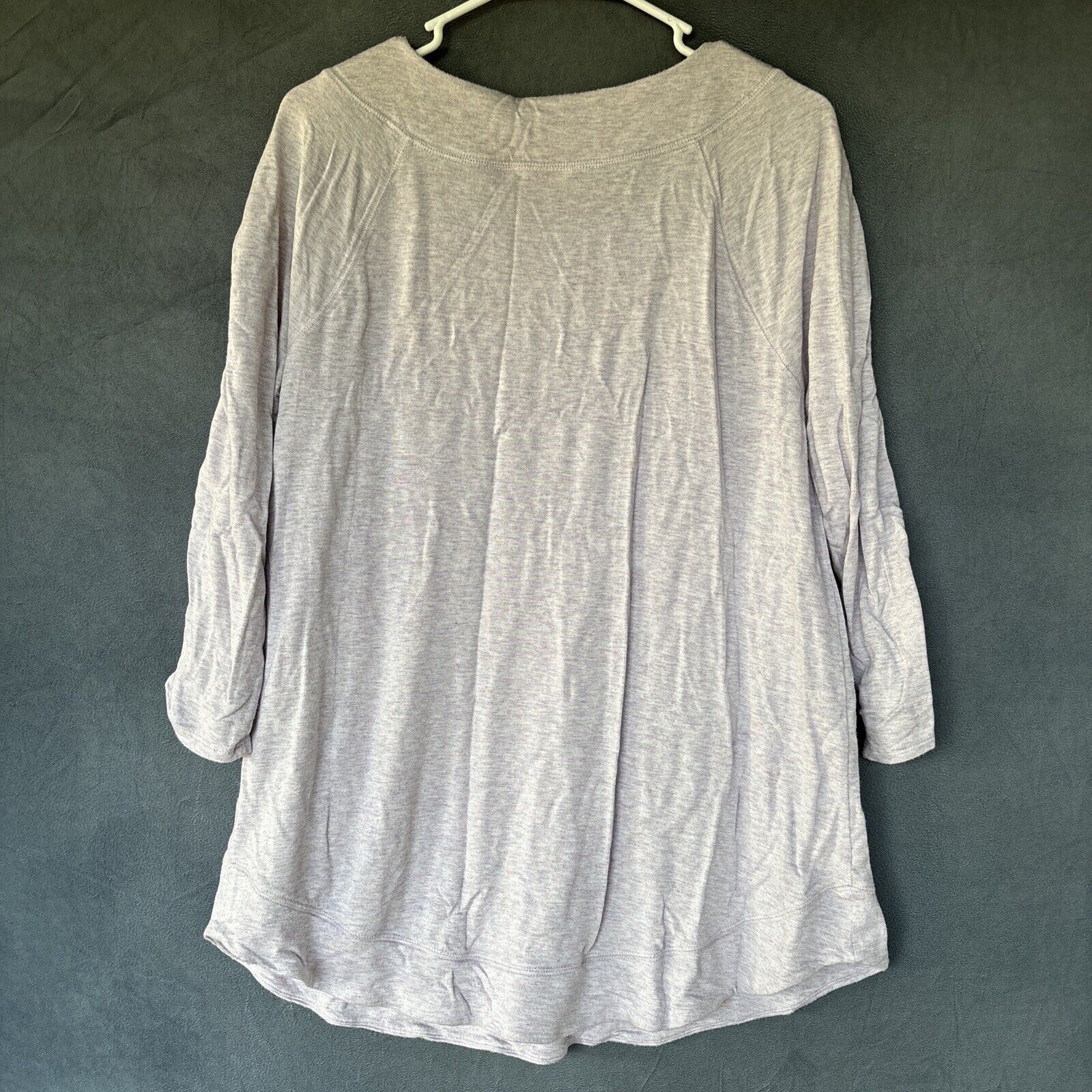 Chicos Chico's by Zenergy Blouse Women's 2 Light Purple Long Sleeve Size XL / US 12-14 / IT 48-50 - 2 Thumbnail