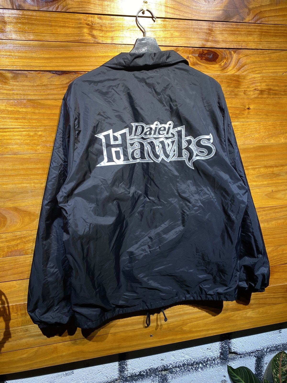 Vintage Vintage United Sport Headline Daiei Hawks Black Nylon Jacket Size US M / EU 48-50 / 2 - 5 Thumbnail