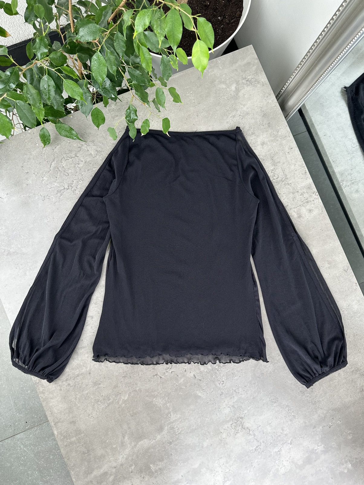 Japanese Brand Vintage Mesh Printed Long Sleeve Size S / US 4 / IT 40 - 9 Thumbnail