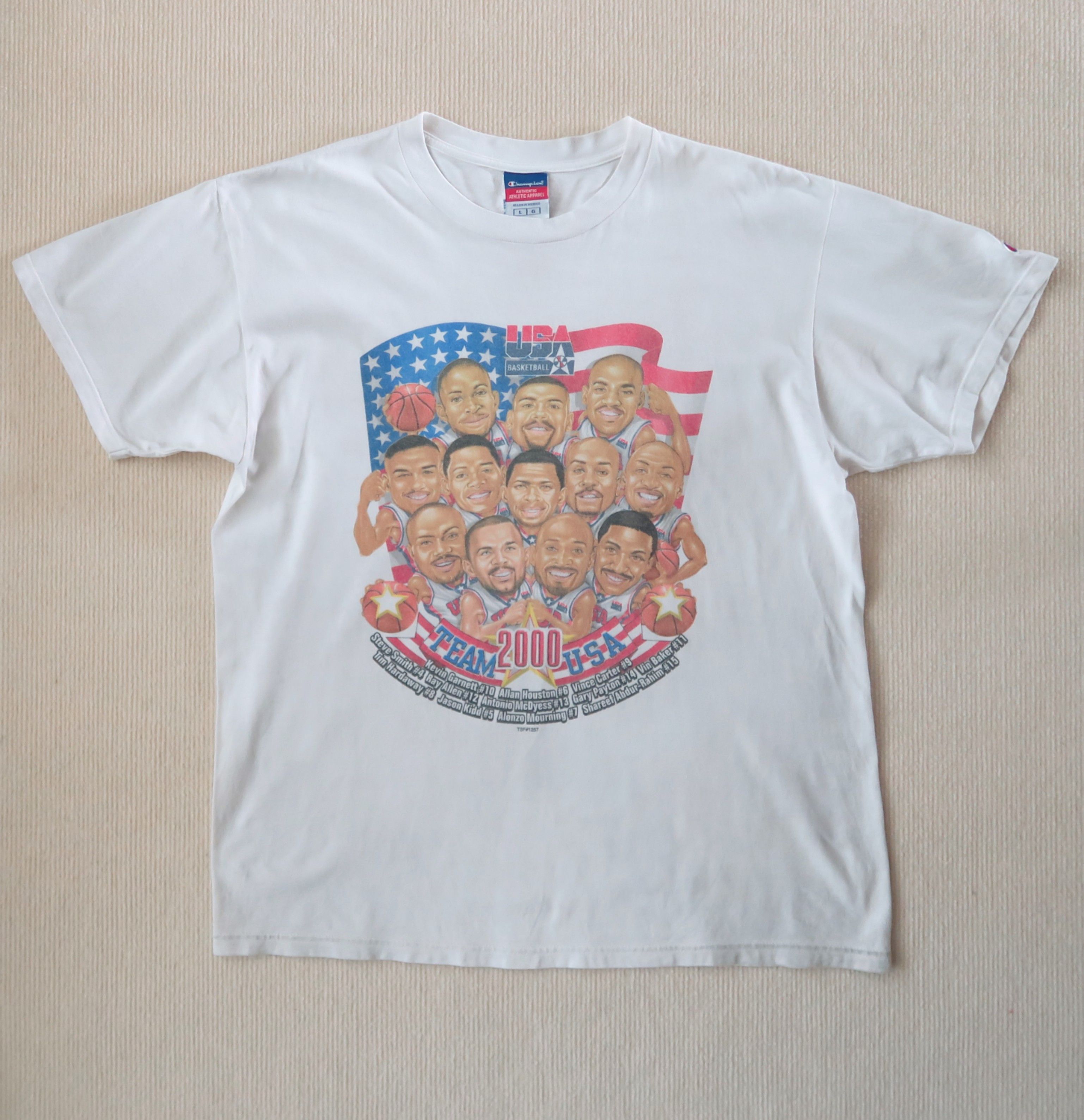 Champion Vintage Champion USA Dream Team 2000 Olympics T-Shirt Size US L / EU 52-54 / 3 - 1 Thumbnail