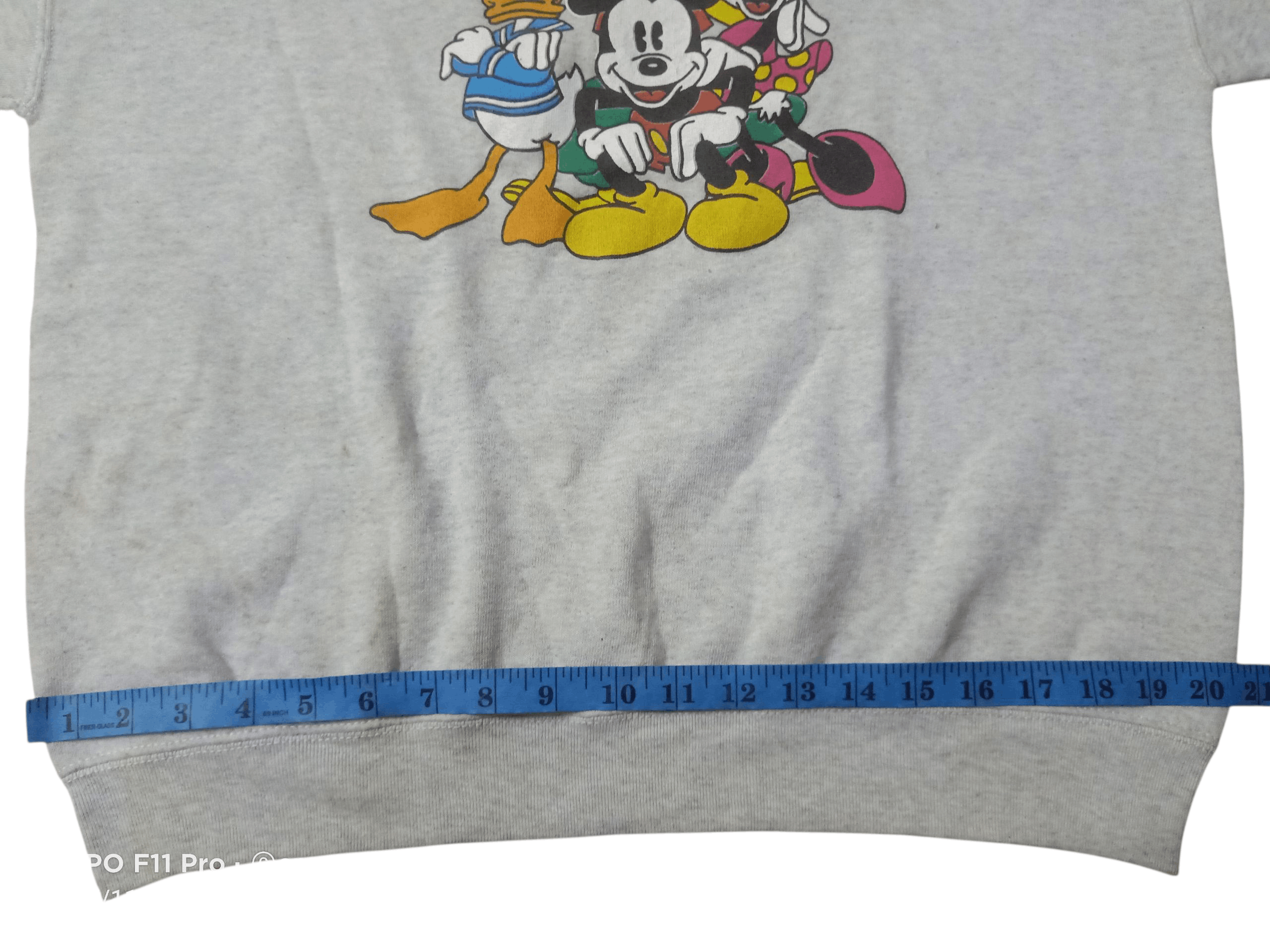Mickey Mouse Mickey Sweatshirt Men Crewneck Big Logo Cartoons Size US L / EU 52-54 / 3 - 11 Thumbnail