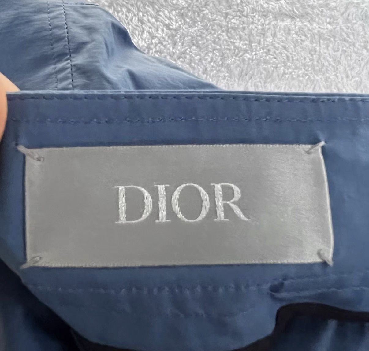 Dior Dior blue lock-detail cargo trousers J41 Size US 34 / EU 50 - 3 Thumbnail
