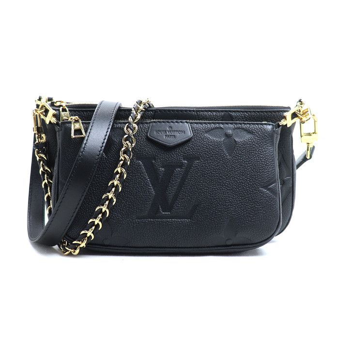 Louis Vuitton Louis Vuitton Multi Pochette Accessoires Monogram 2Way Shoulder Bag Leather Shoulder Bag M80399 in Black, Women's