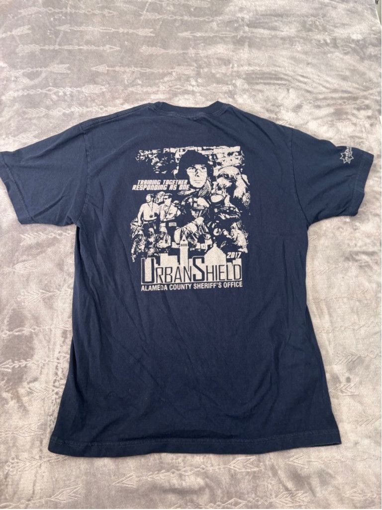 5.11 Men's 5.11 Urban Shield Alameda Sheriff T-Shirt, Size L Navy Size US L / EU 52-54 / 3 - 10 Thumbnail