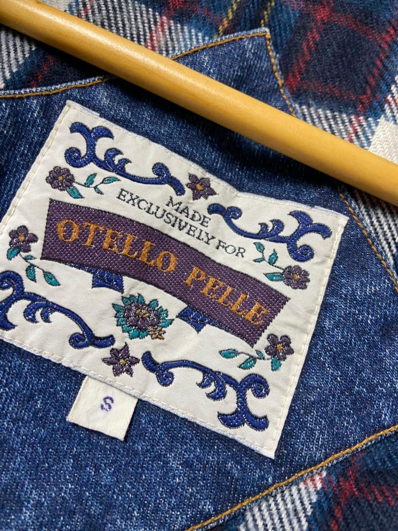Japanese Brand Vintage OTELLO PELLE Denim Jacket (192) Size US S / EU 44-46 / 1 - 3 Thumbnail