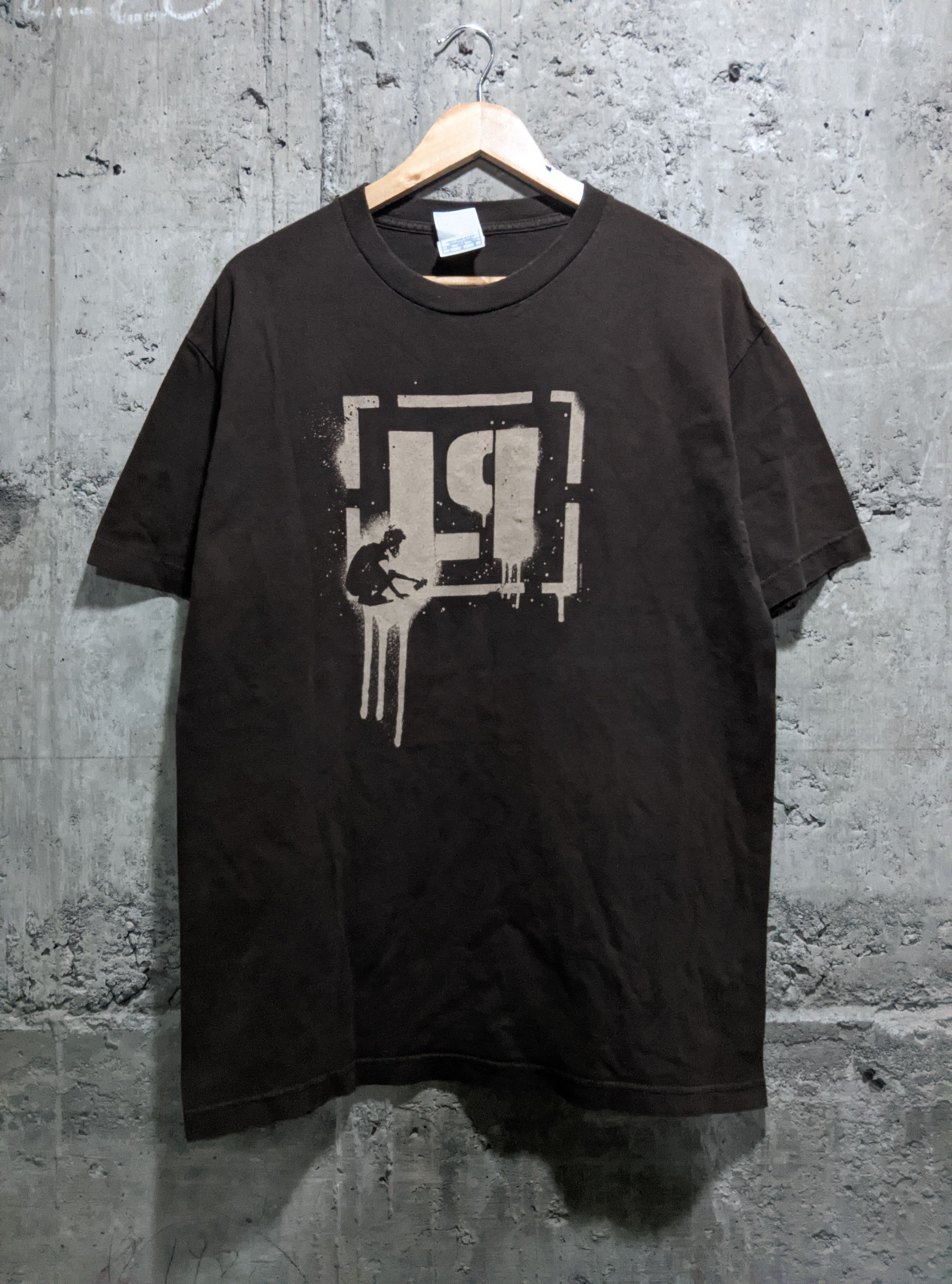 Linkin Park Meteora Tシャツ 2003年ツアー Vintage Linkin Park 2003 Meteora Double Sided Black T-Shirt