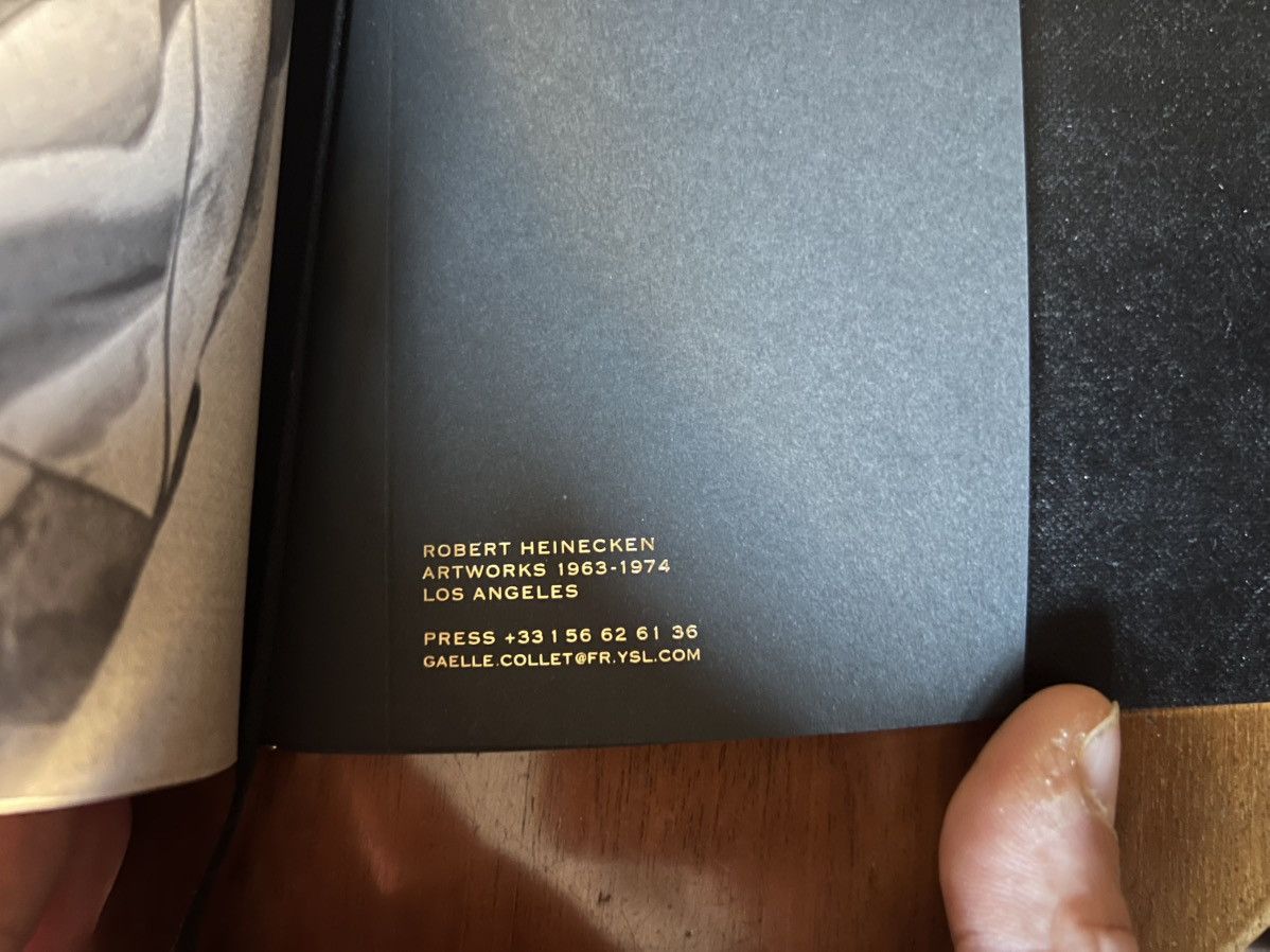 Saint Laurent Paris Saint Laurent 2014 Fashion Show Invite Art Book Hedi Slimane Size ONE SIZE - 8 Thumbnail