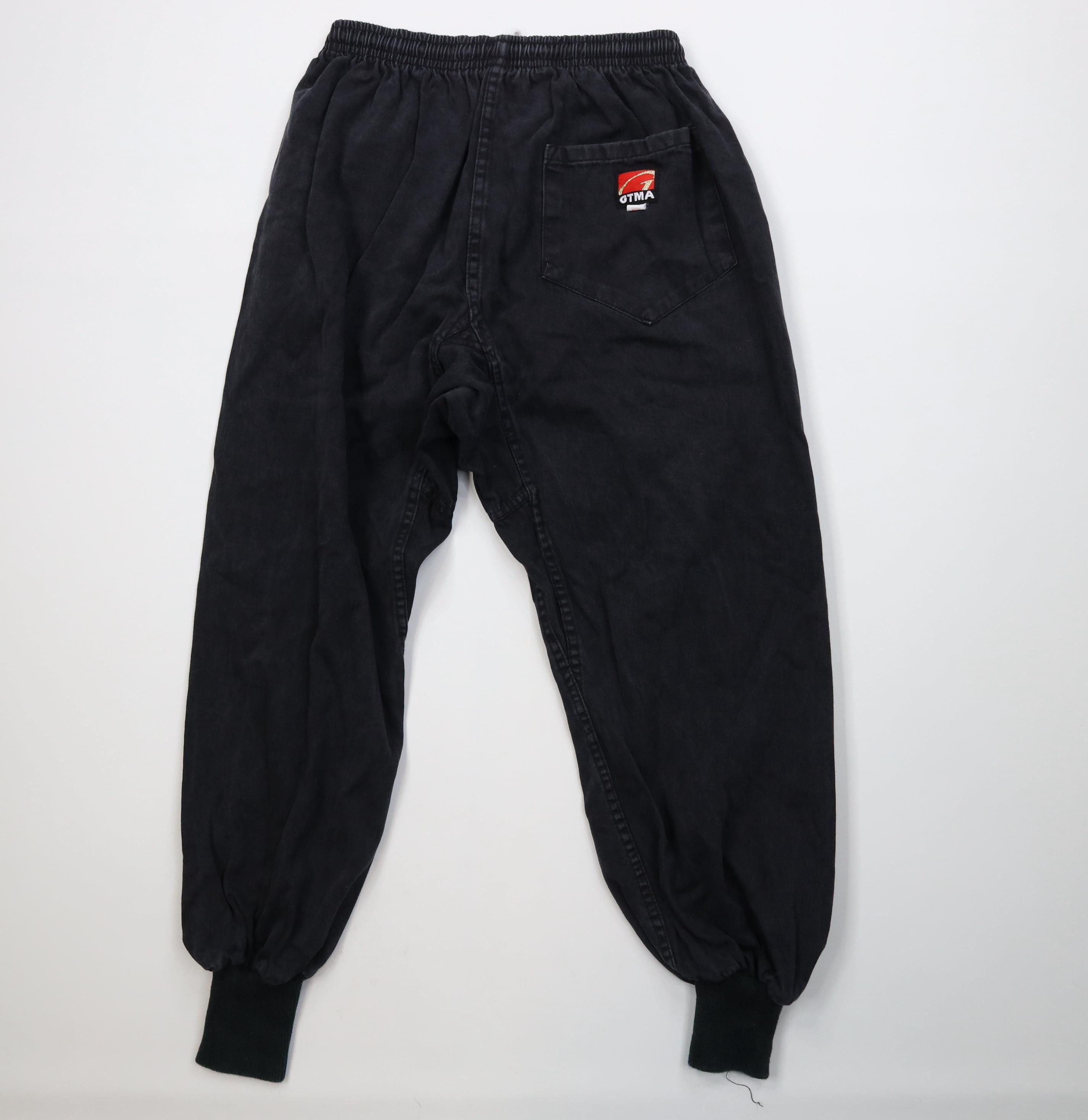 Vintage Vintage Streetwear Cuffed Martial Arts Joggers Pants Black Size US 40 / EU 56 - 6 Thumbnail