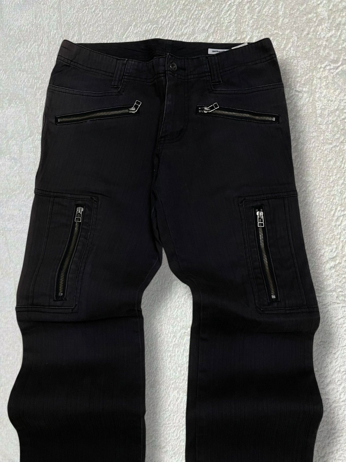Japanese Brand × Vintage × semanticdesign Vintage 90s Designer Japan Semantic Design Bikers Punk Pant Size US 30 / EU 46 - 5 Thumbnail